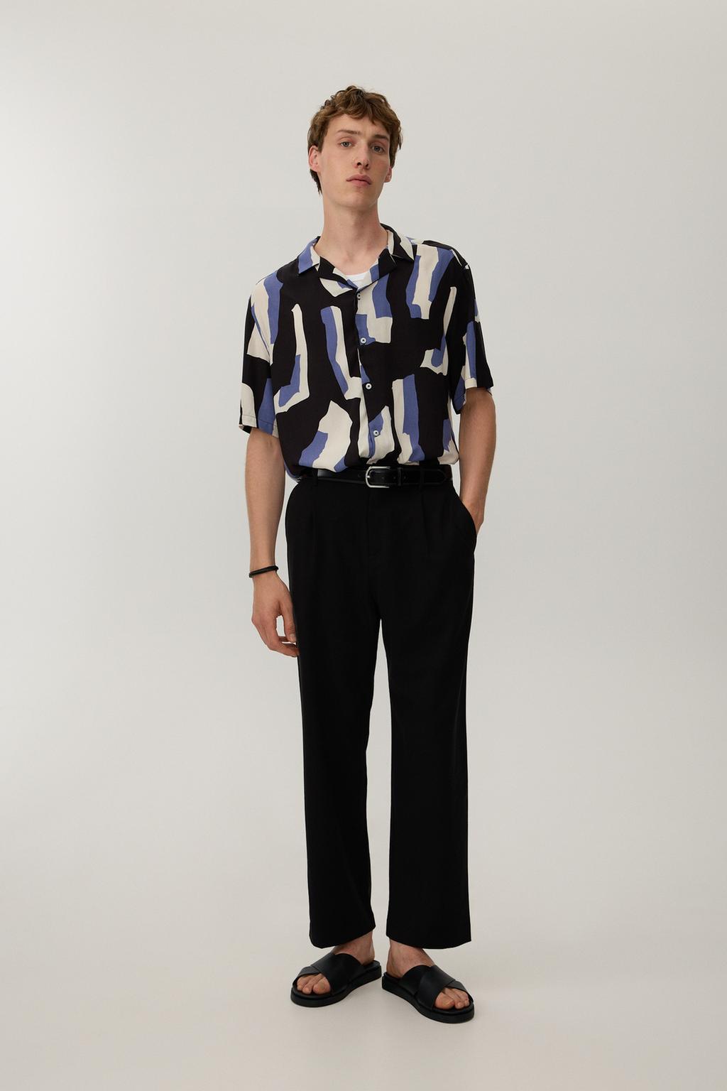Printed resort shirt