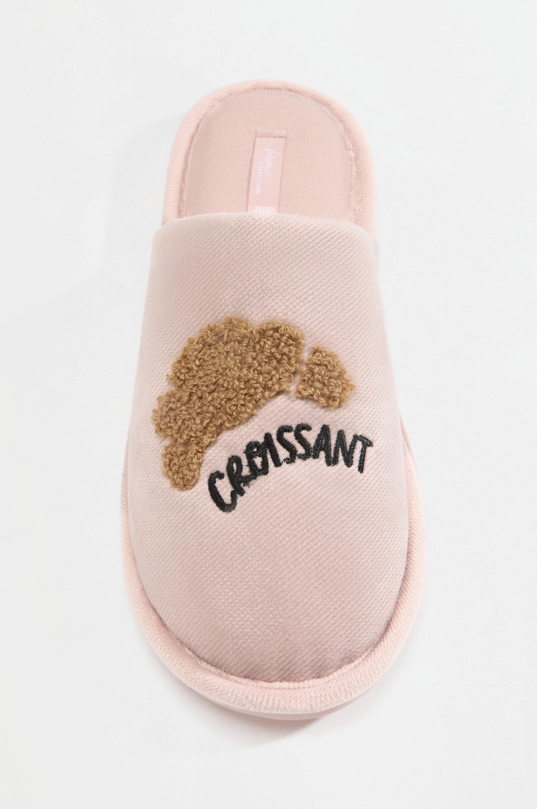 Print house slippers — PINK