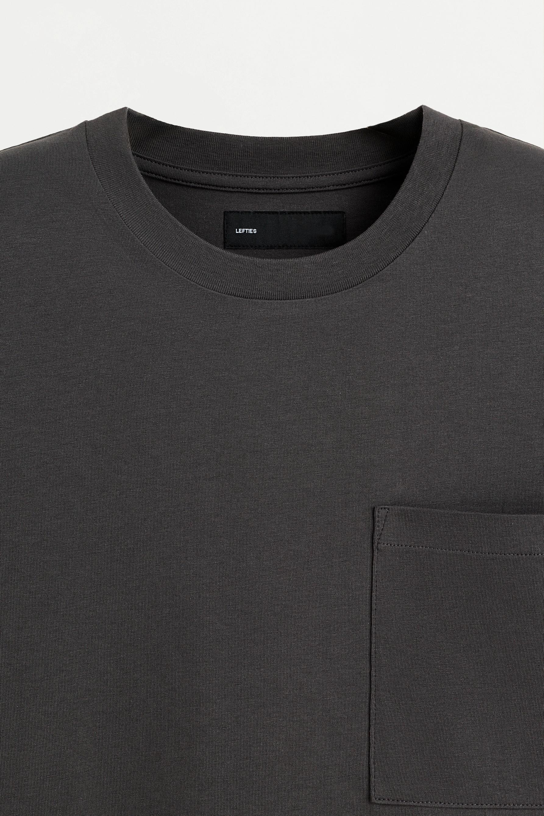 Short pyjamas with pocket — CHARCOAL GREY