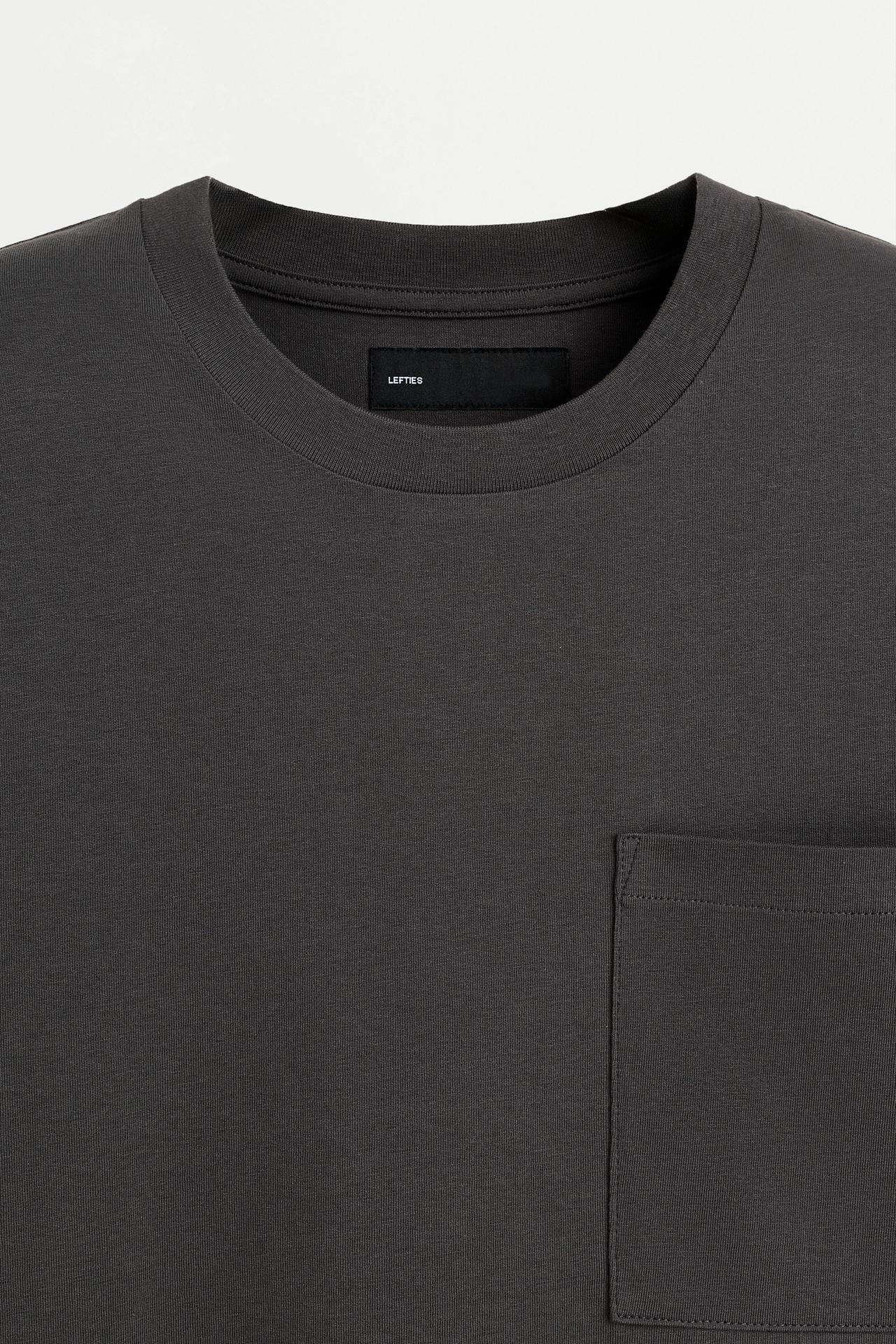 Short pyjamas with pocket — CHARCOAL GREY