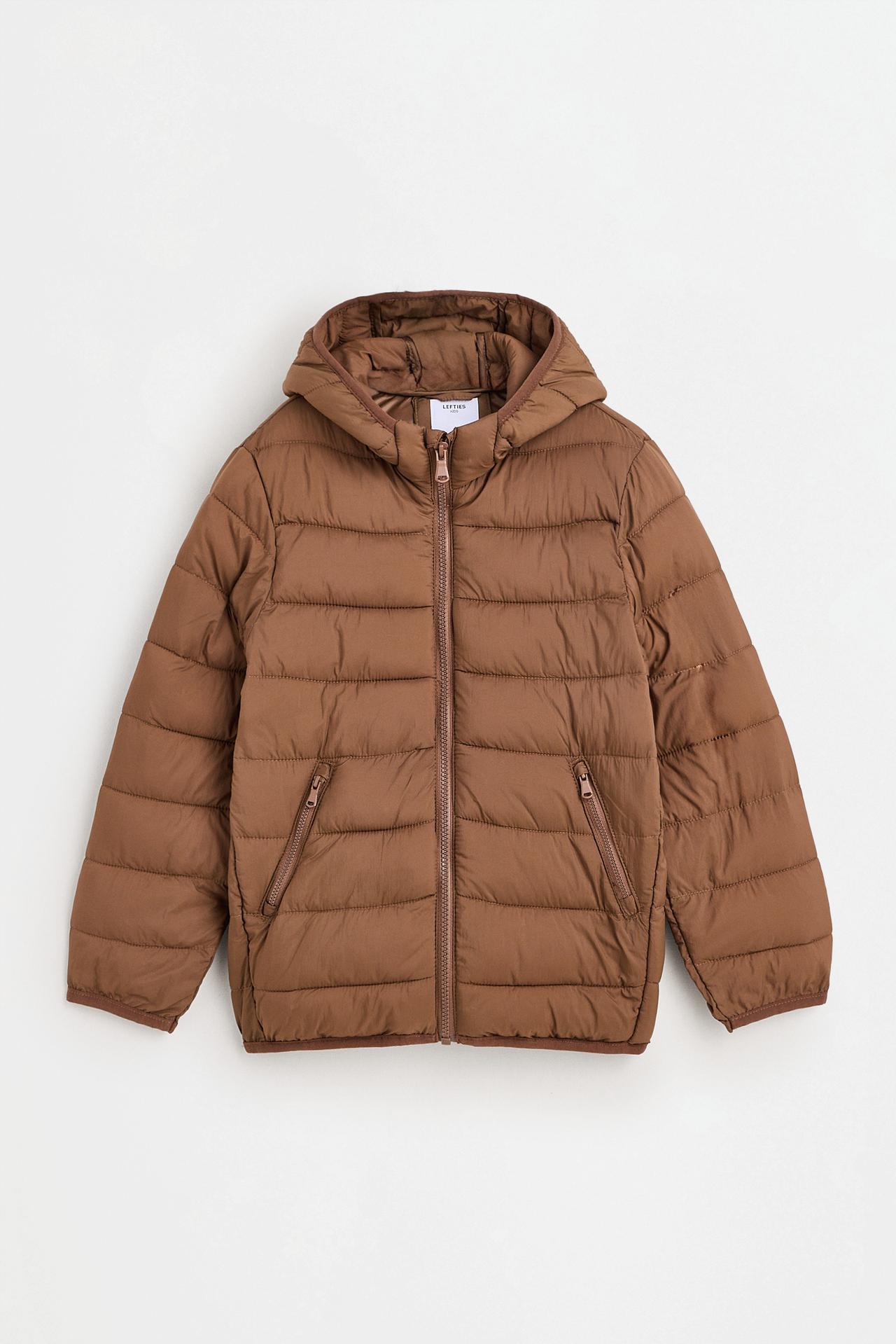 Lightweight quilted jacket — BROWN