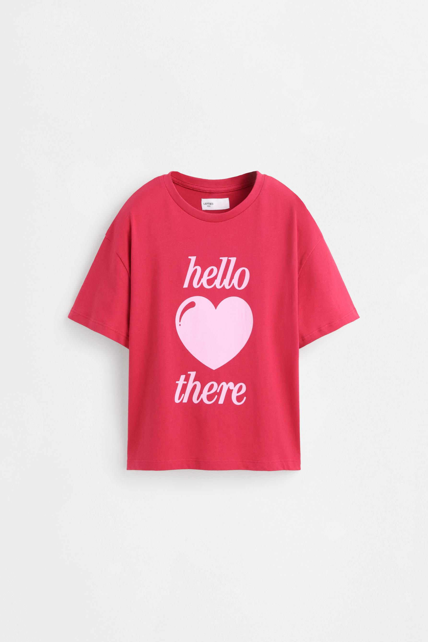 Printed T-shirt — RED