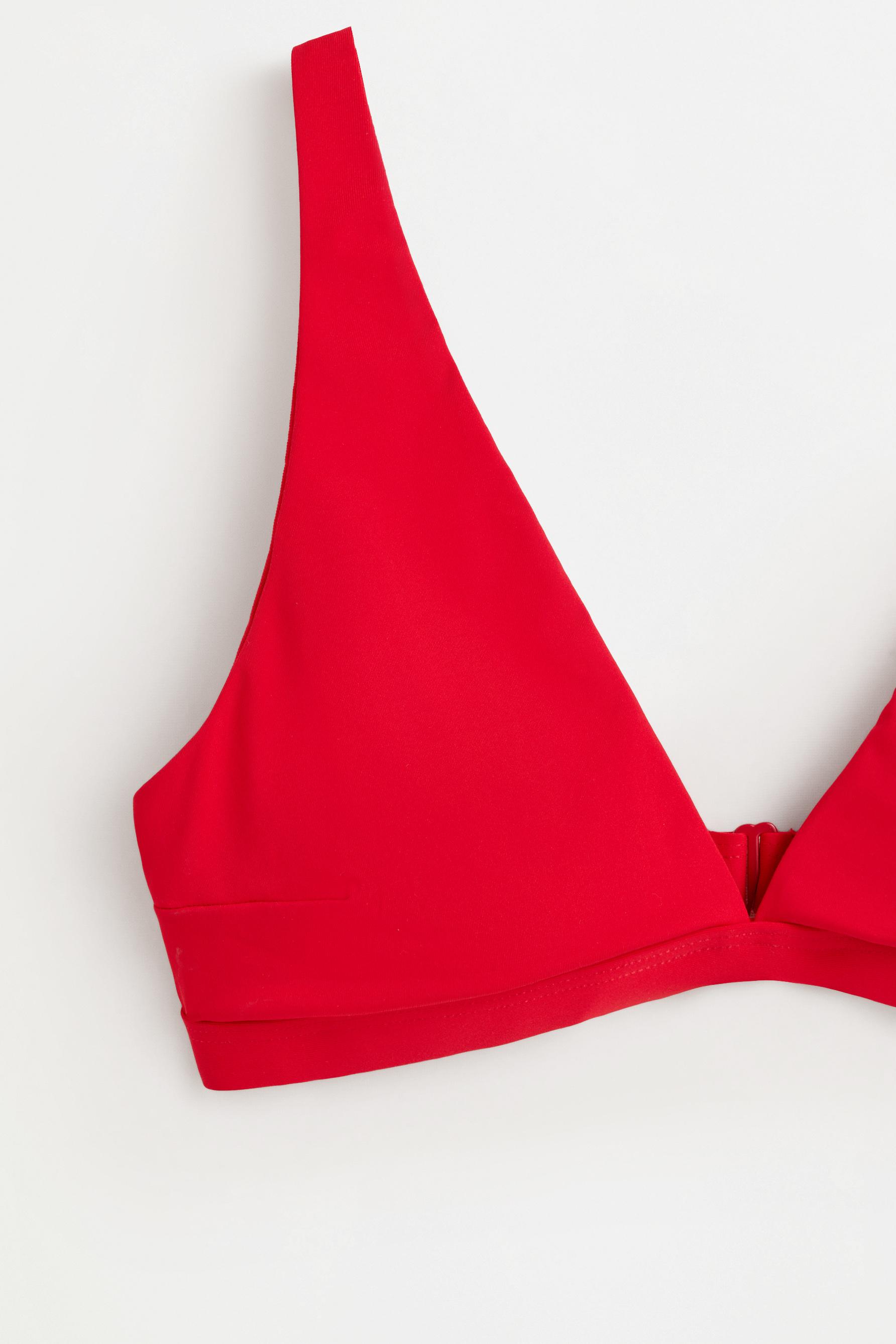 Basic bikini top — RED