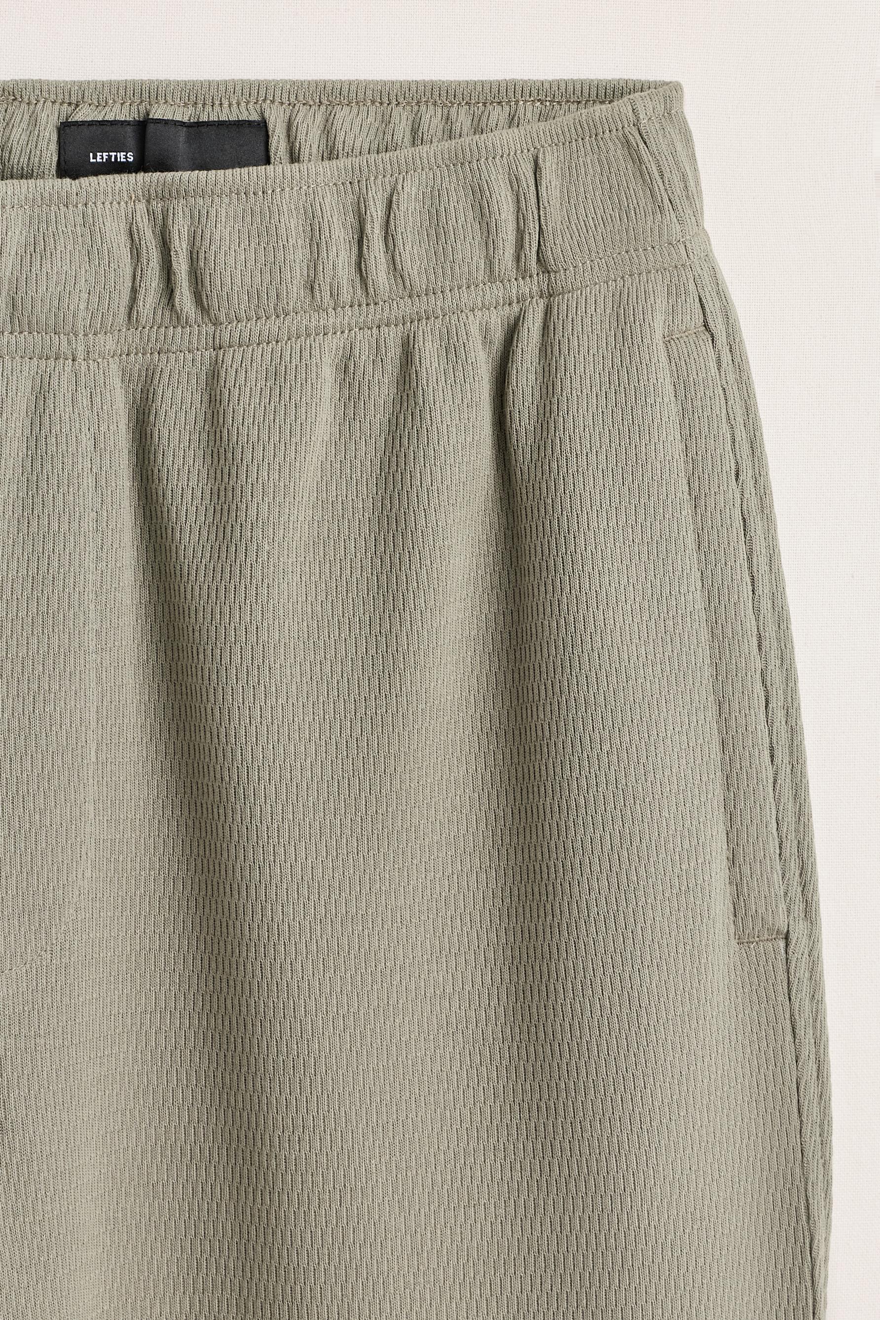 Textured tracksuit bottoms — KHAKI