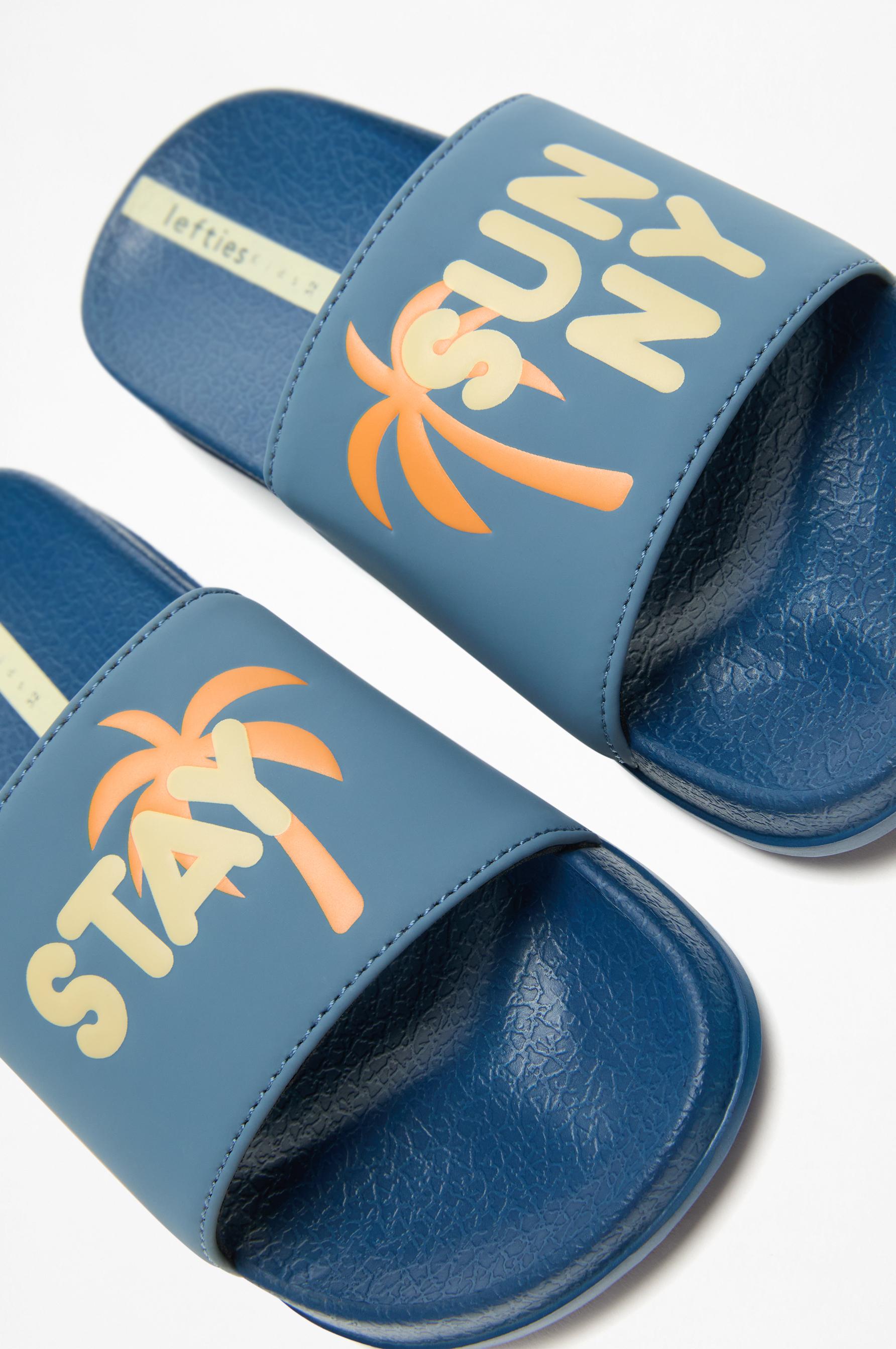 Kids' bath sandals — NAVY BLUE