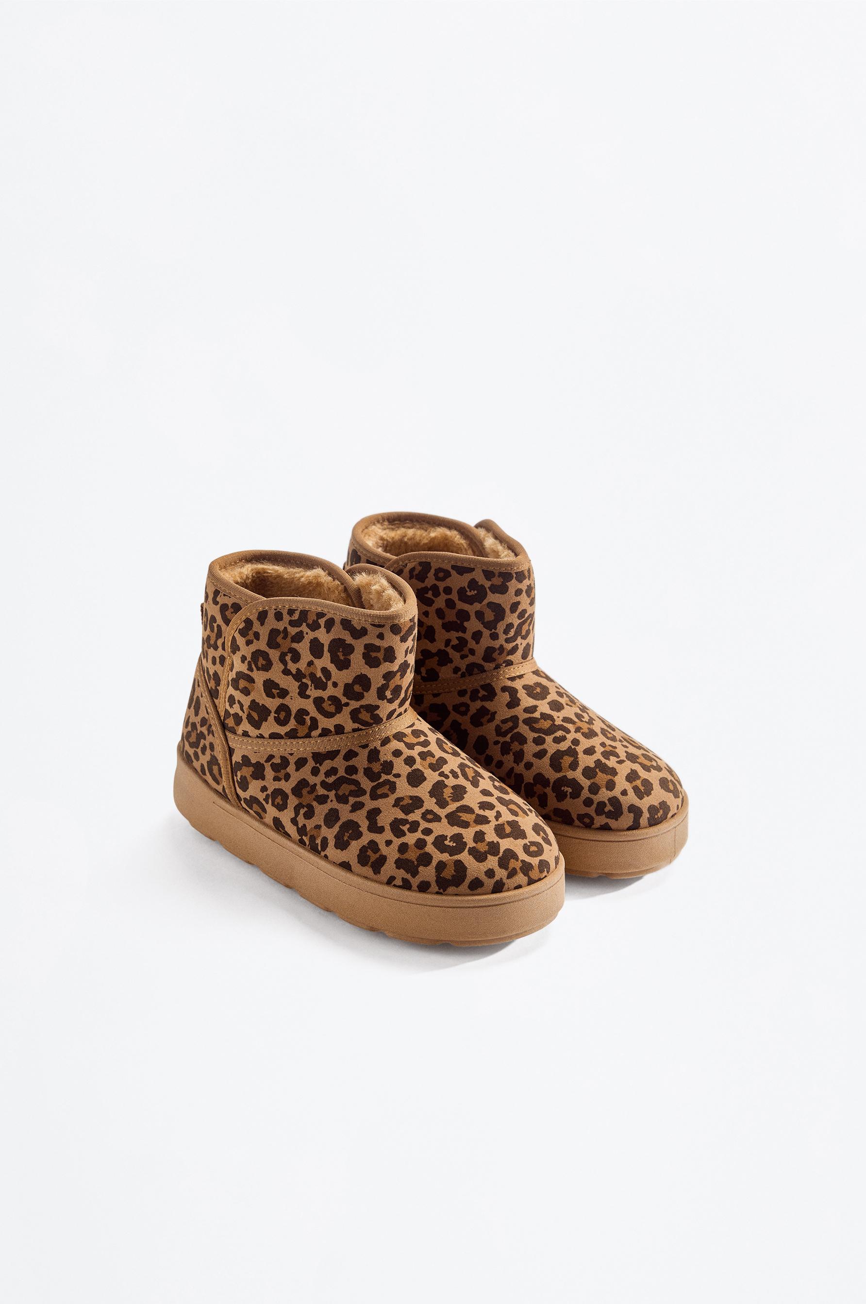 Lined ankle boot — LEOPARD