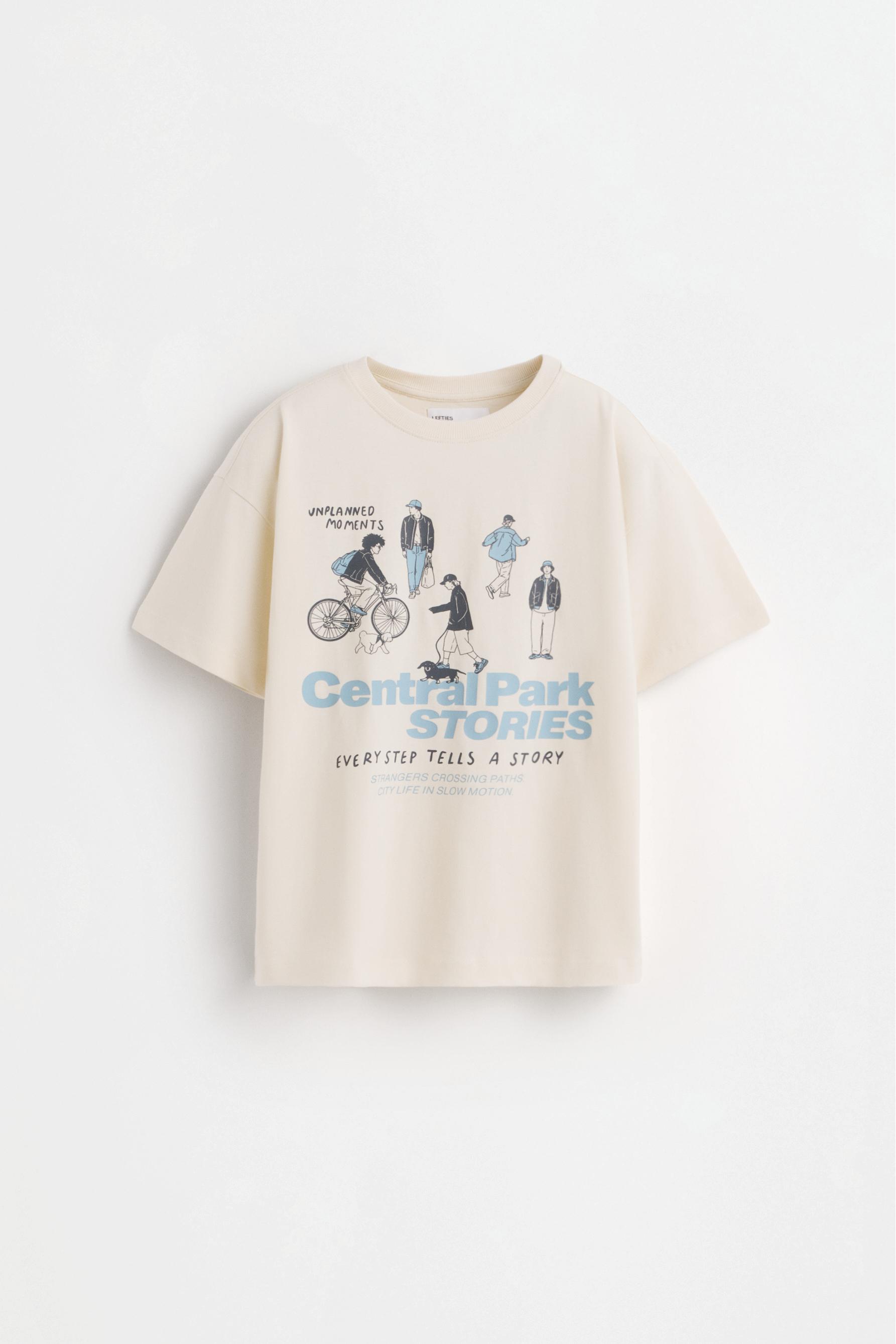Printed T-shirt — PALE MINK