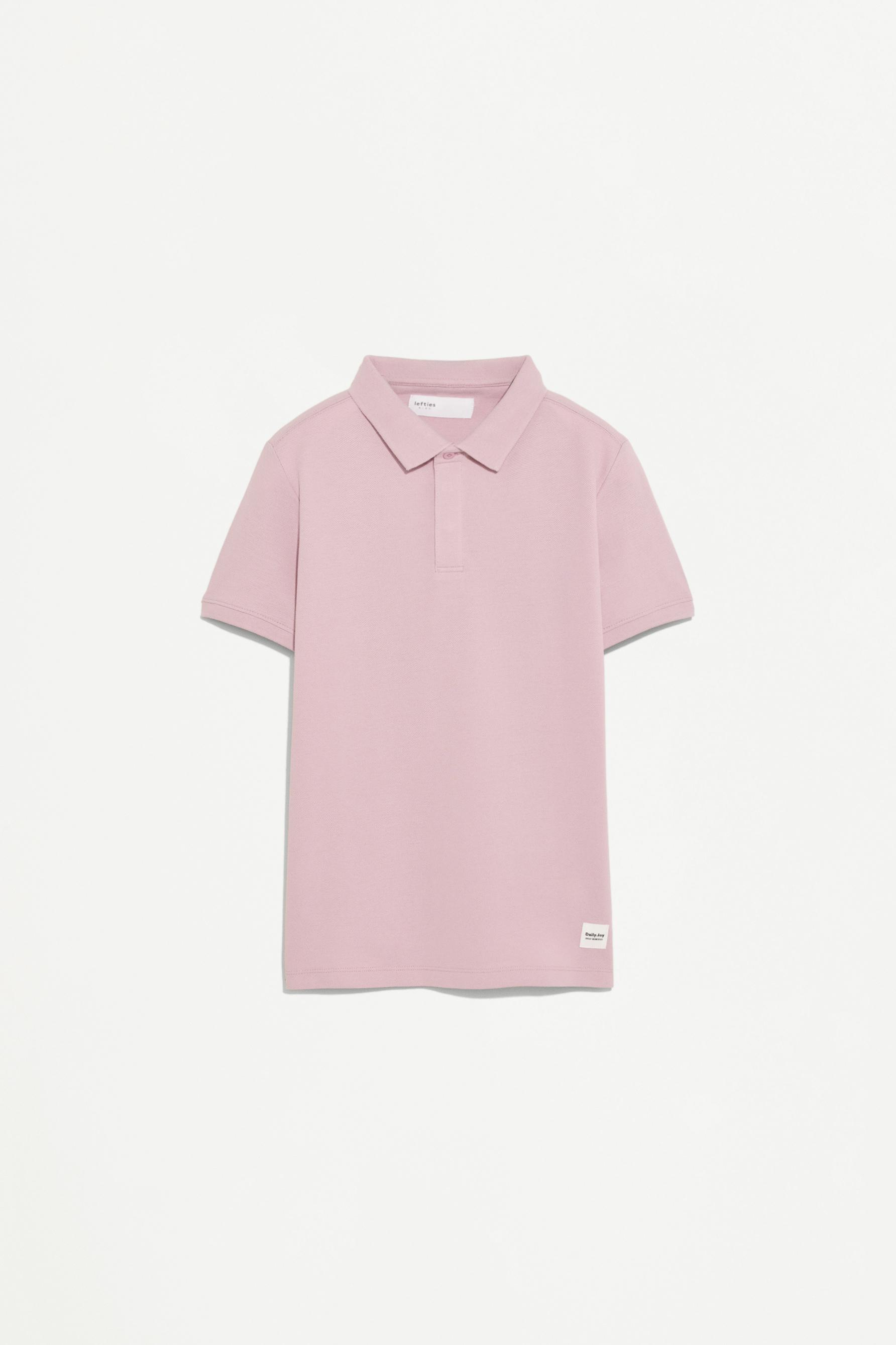 Basic polo shirt — MAUVE