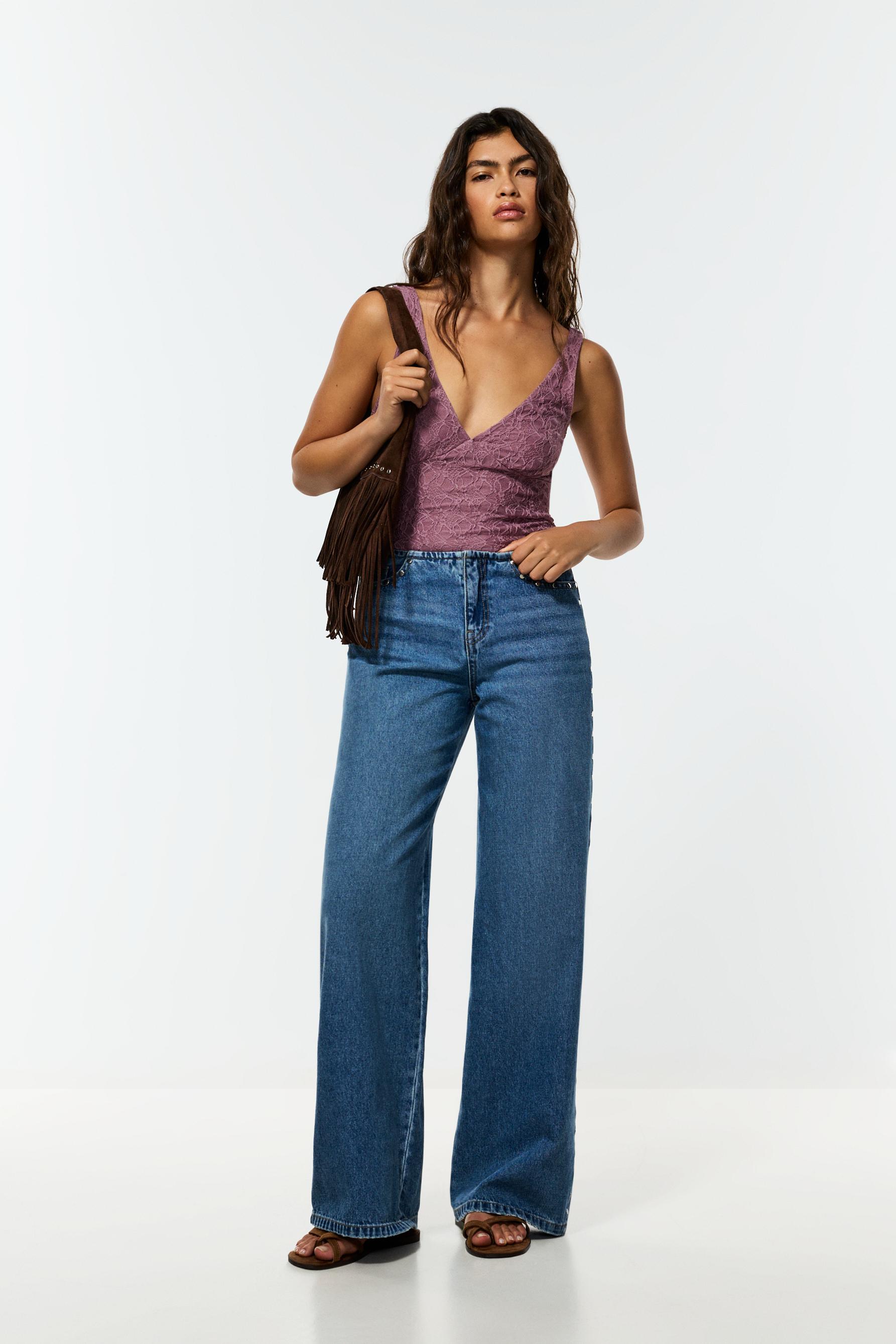Lace bodysuit — DARK MAUVE