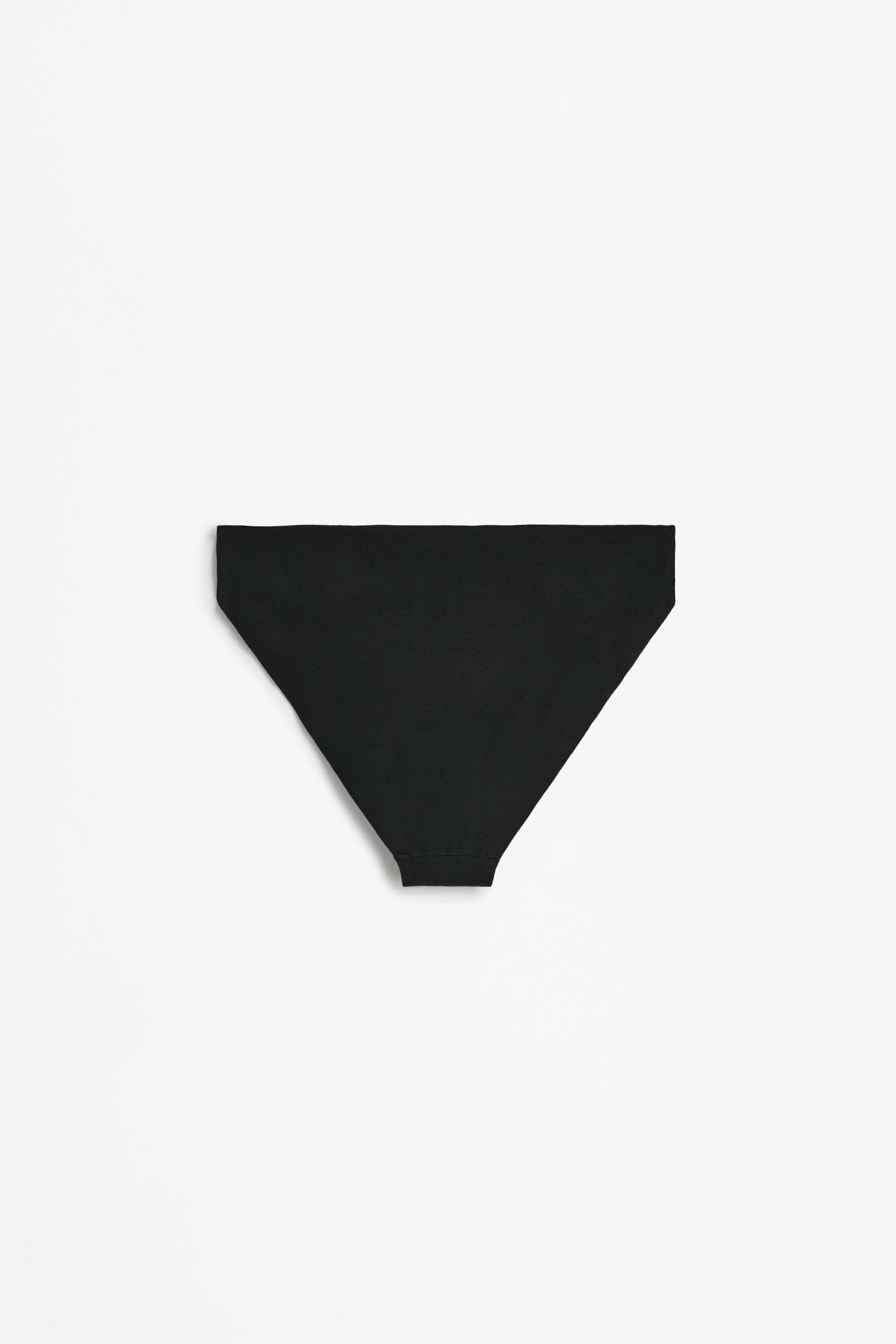 Pack of 3 classic cotton briefs — BLACK