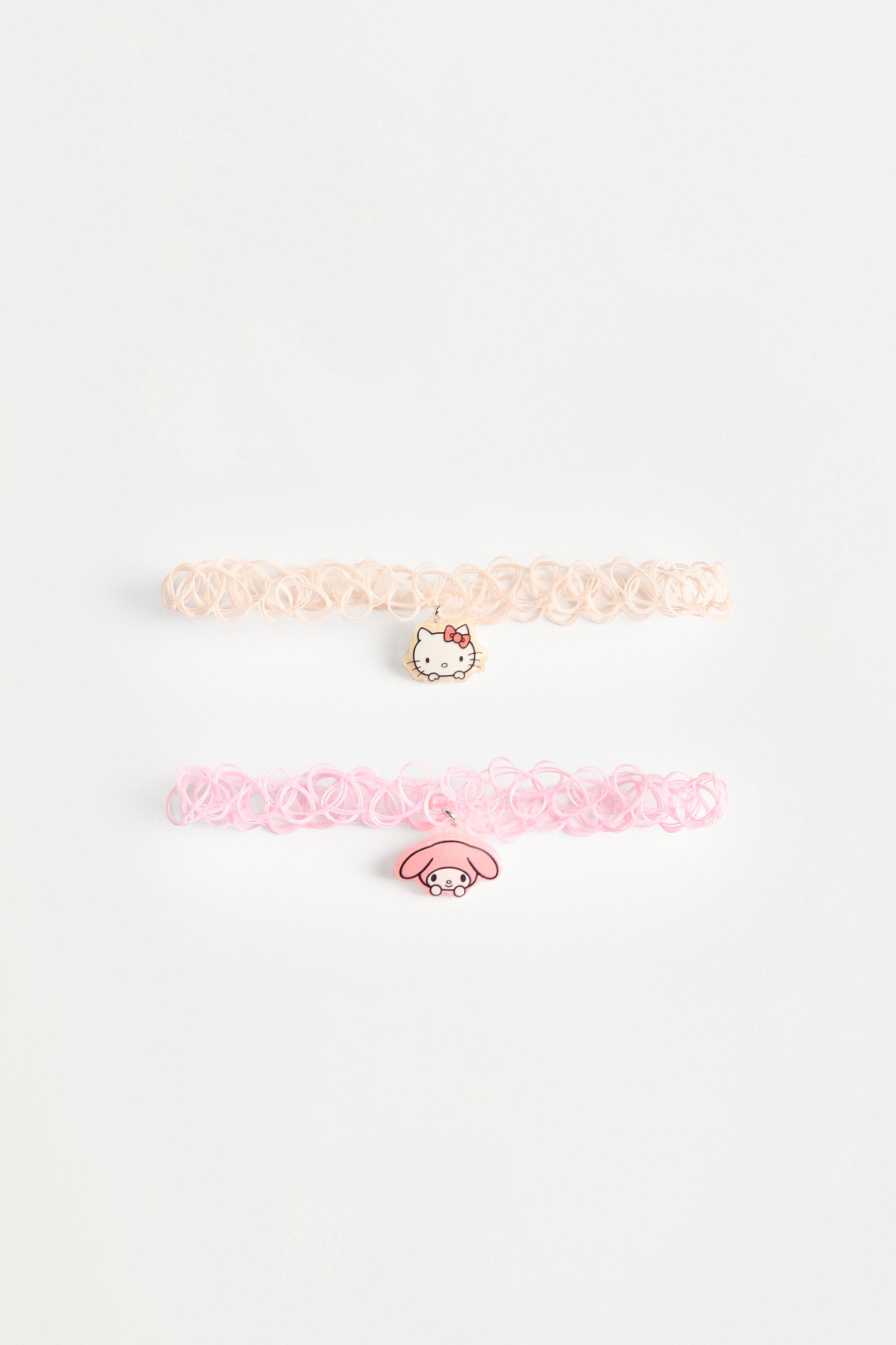 Hello Kitty ©SANRIO chokers (2-pack) — PINK