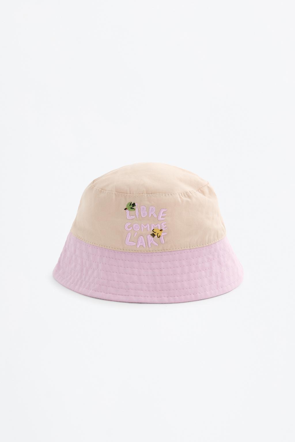 Embroidered bucket hat