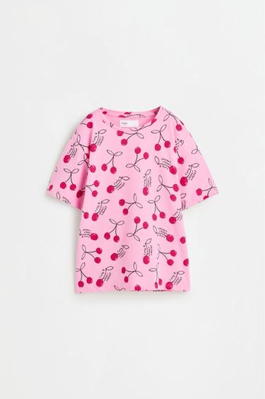 Cherry print pyjamas — BUBBLEGUM PINK 2