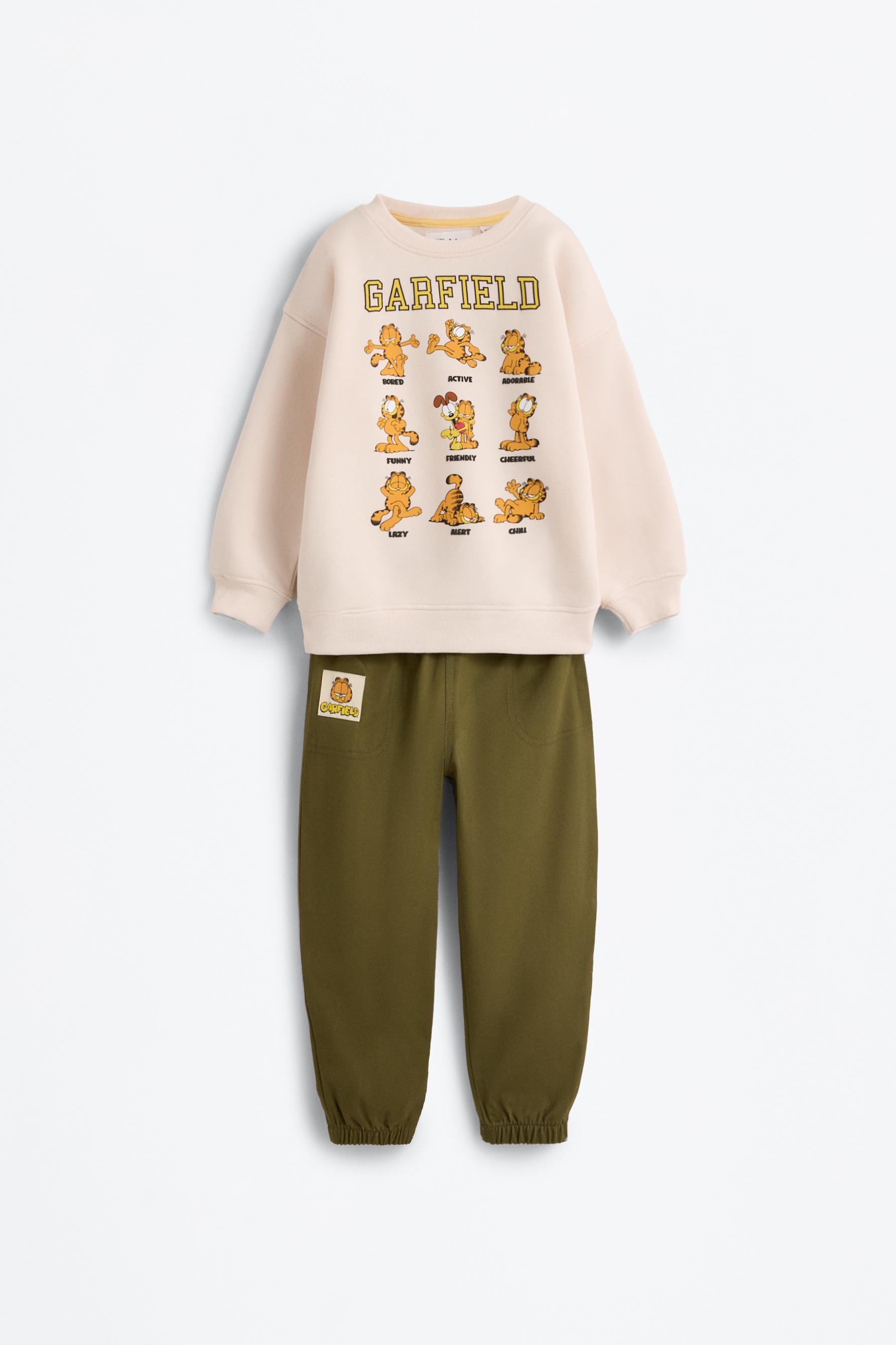 Conjunto Garfield ©Nickelodeon sudadera y pantalón