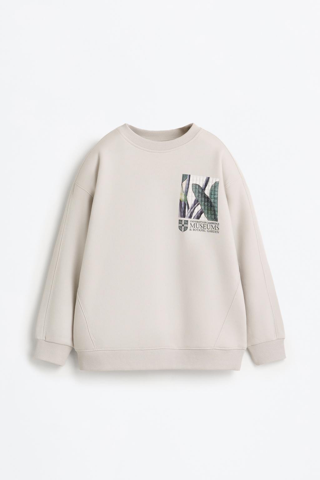 © University of Cambridge textured sweatshirt