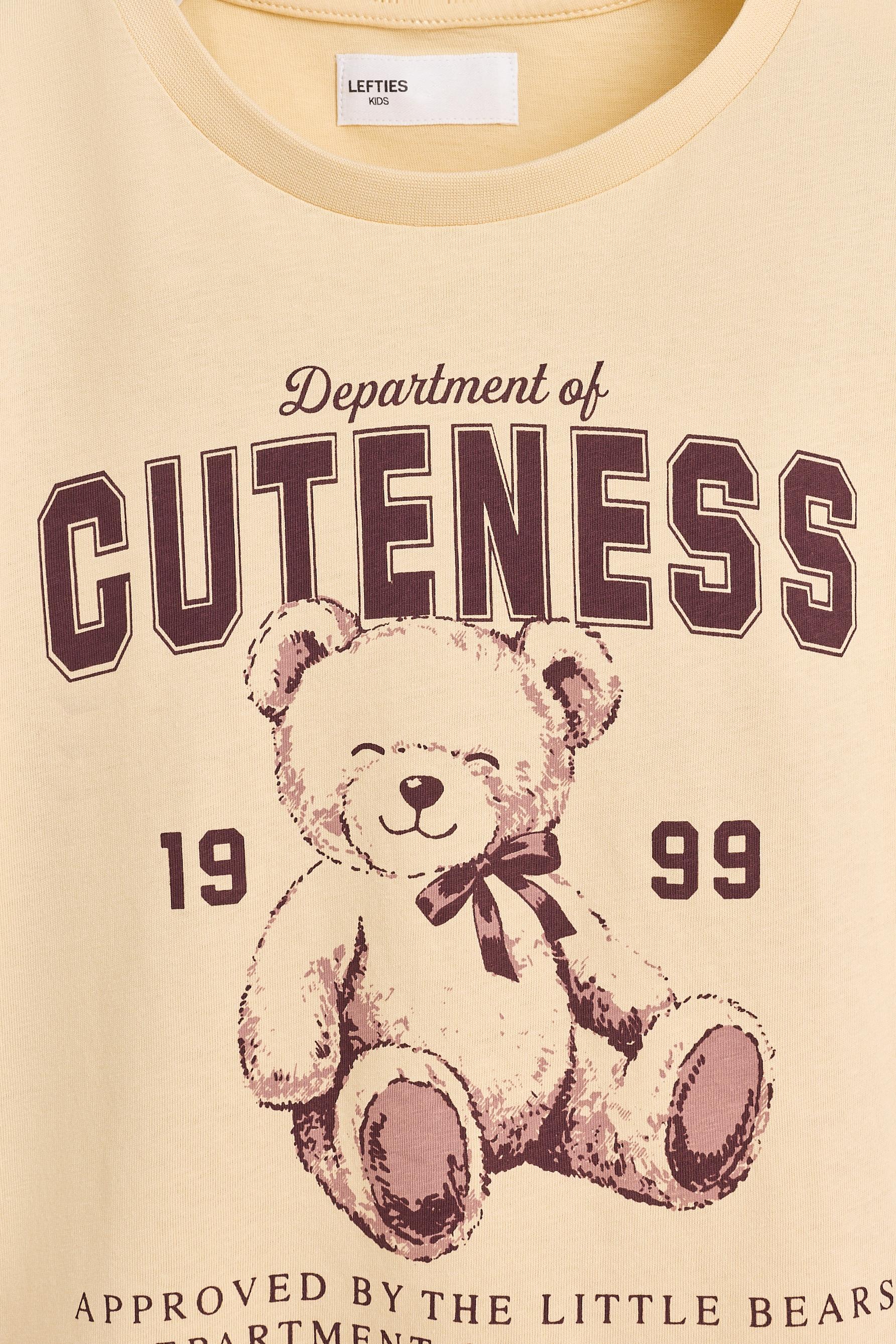 Printed T-shirt — VANILLA