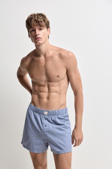Long Boxer Shorts (2-Pack) — NAVY 2