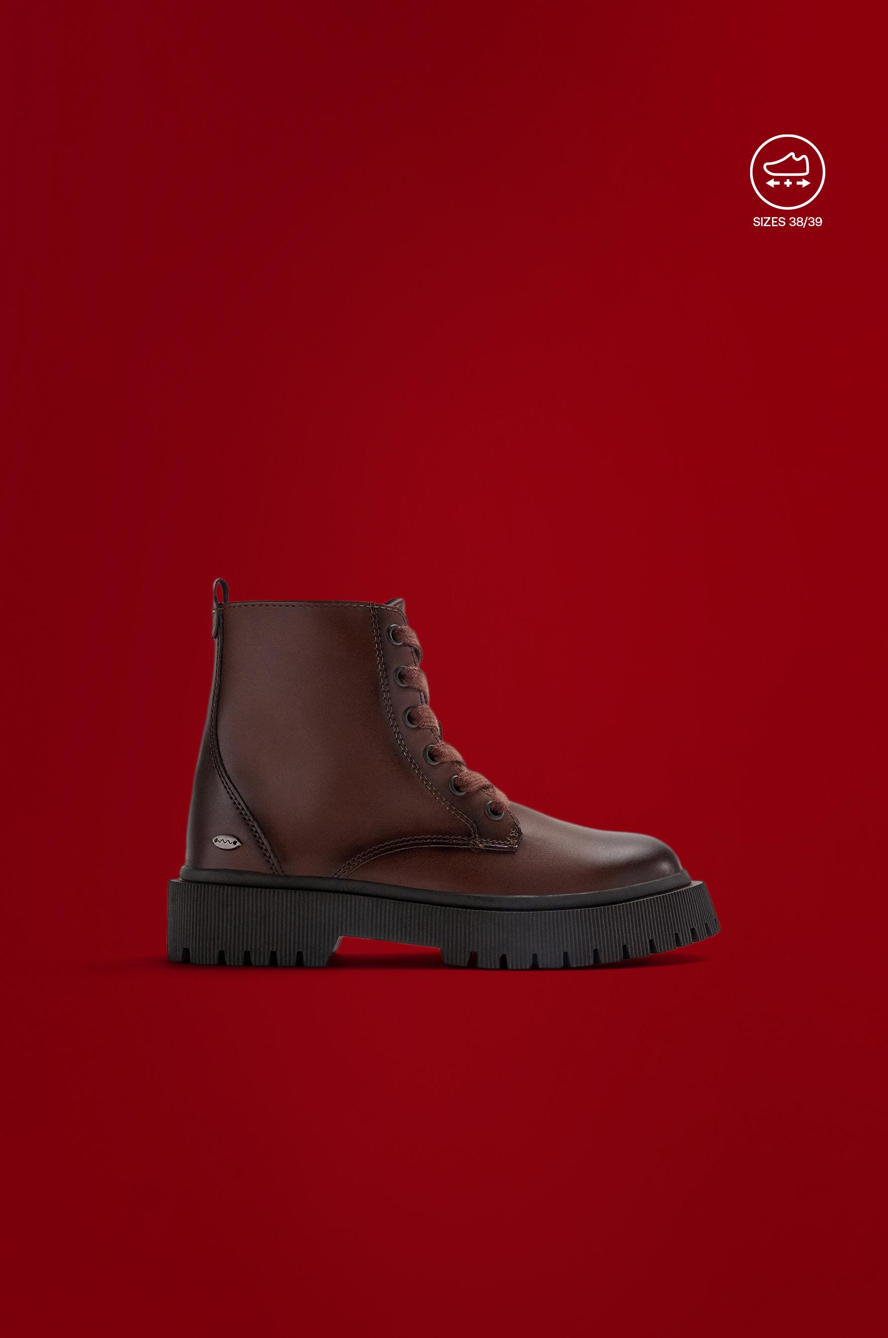 Track sole boots — 1-114