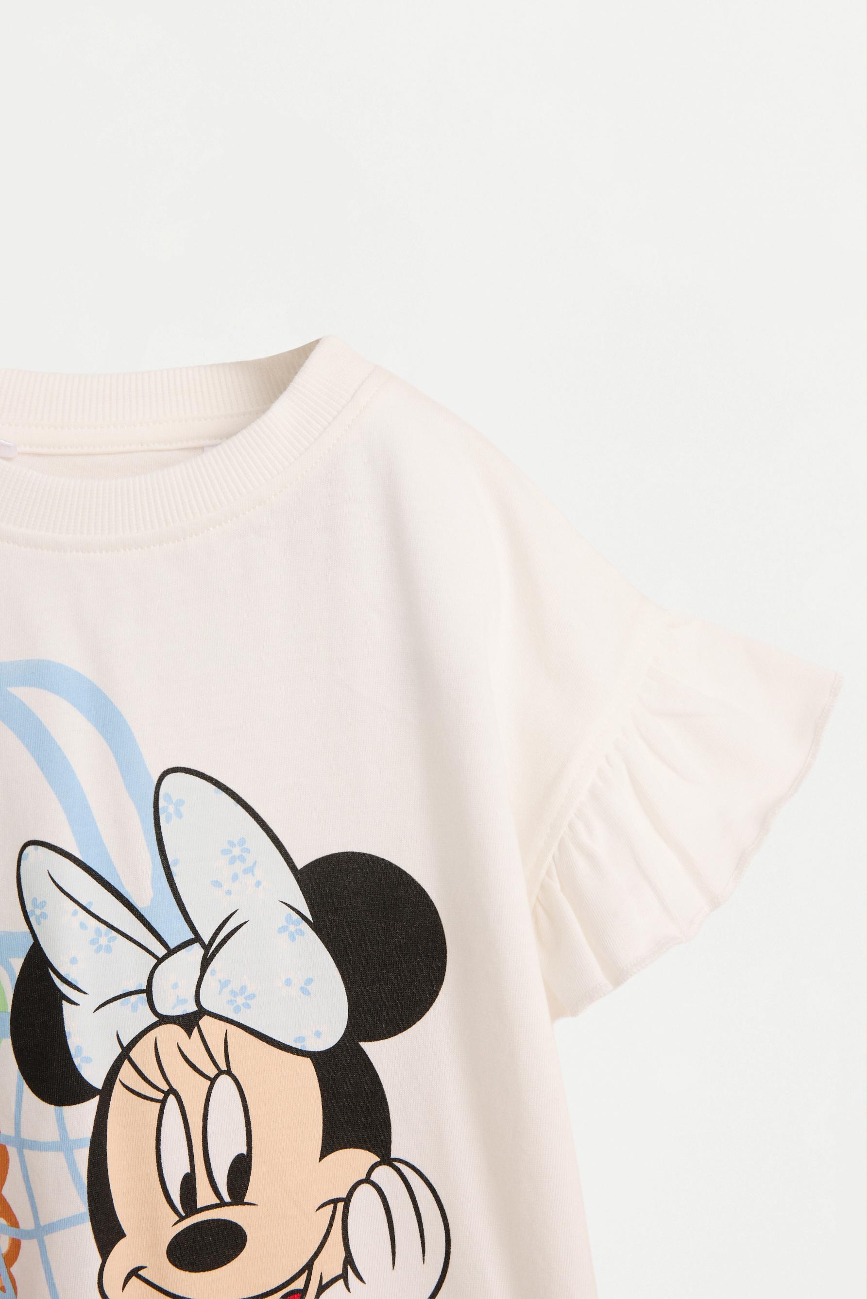 Minnie Mouse ©Disney T-shirt and cycling leggings set — WHITE