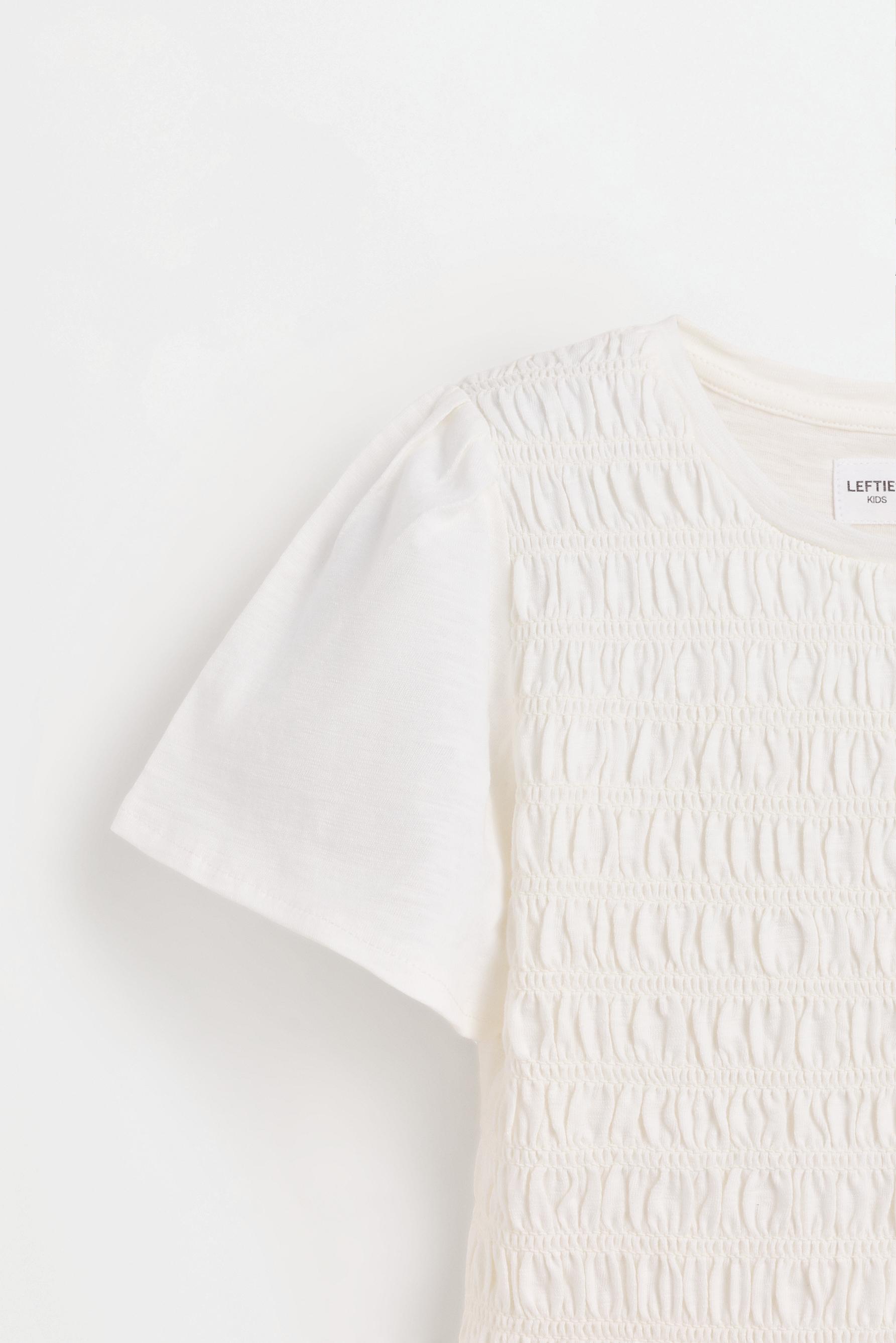 Smocked T-shirt — OFF WHITE