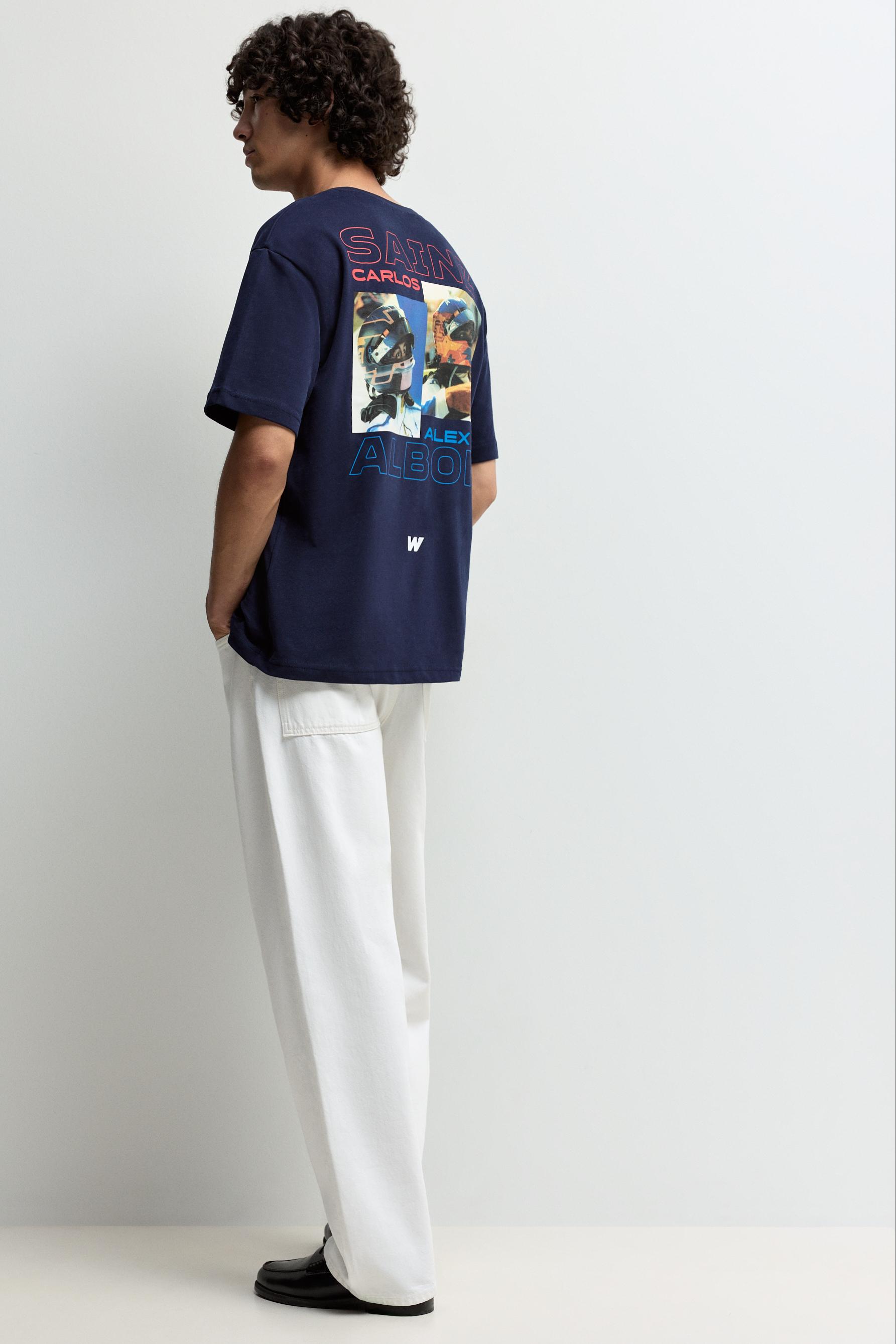 Embroidered ©2026 Williams T-shirt — NAVY