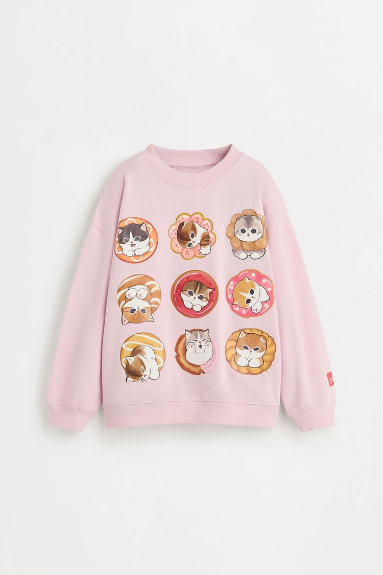 Mofusand sweatshirt — PINK