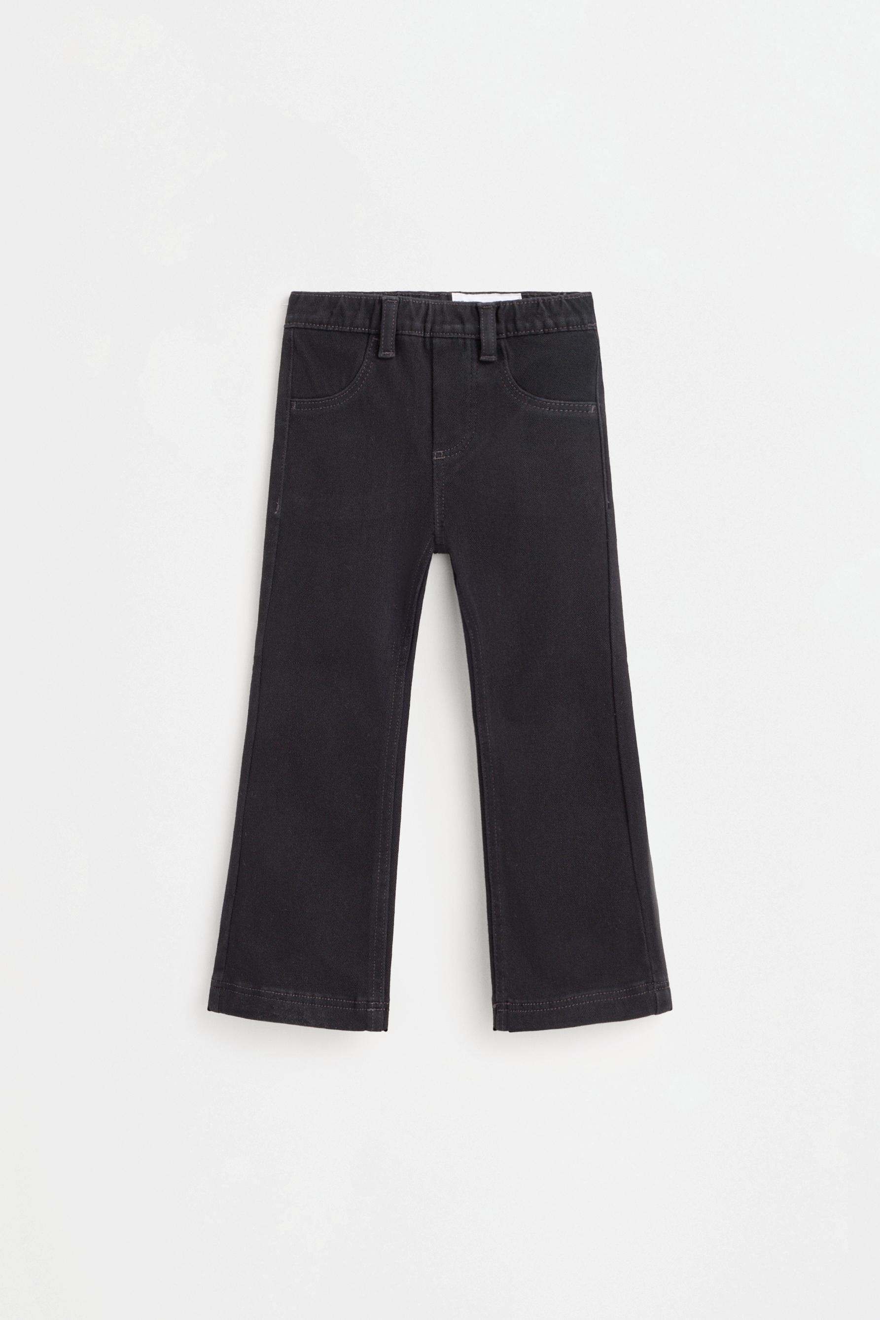 Bell bottom jeans — BLACK