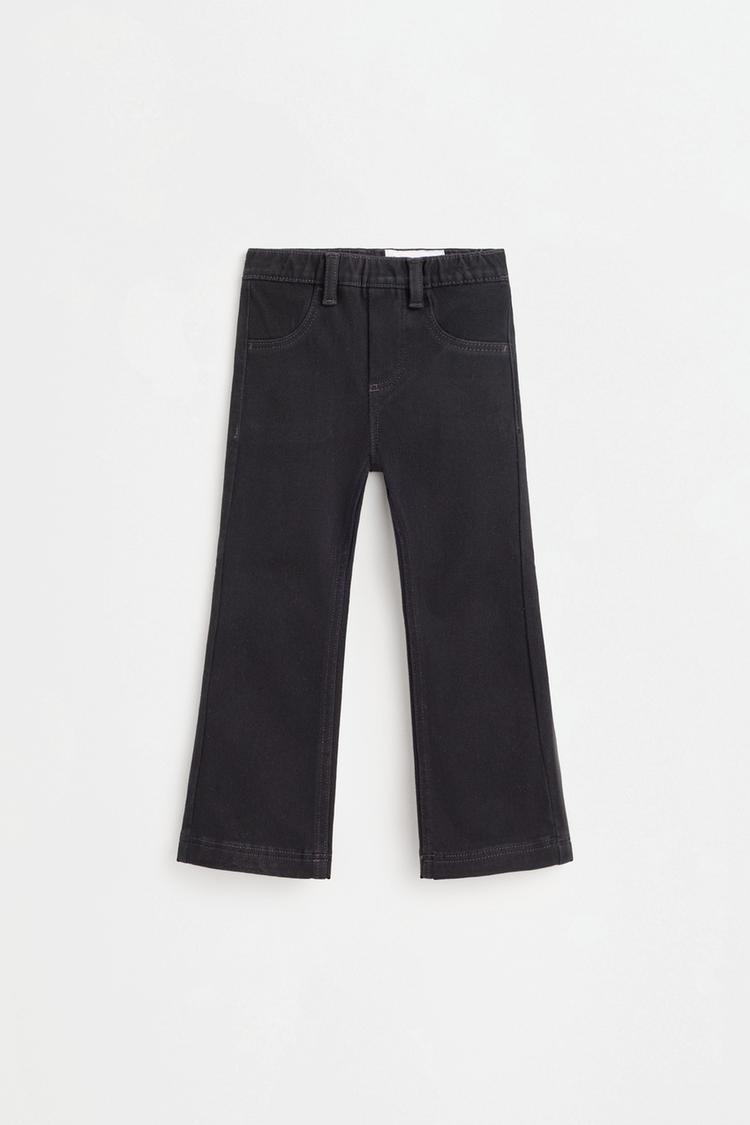 Bell bottom jeans — BLACK