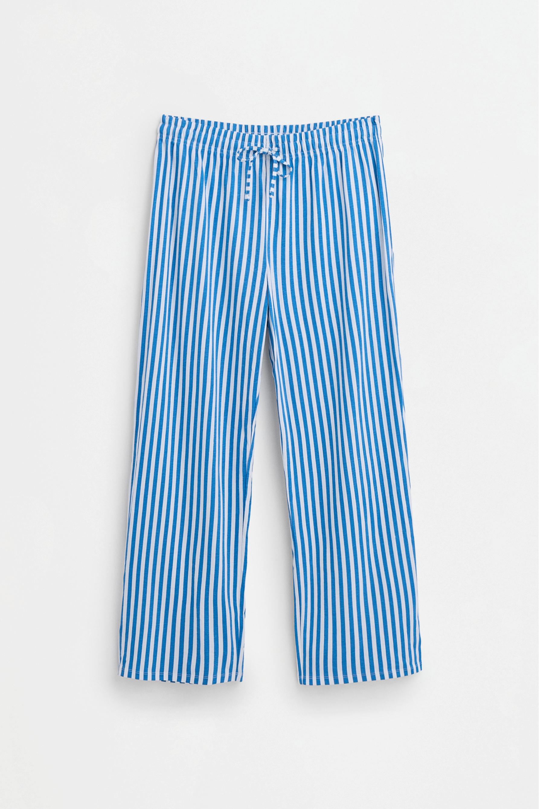Long printed pyjamas — GREY/BLUE