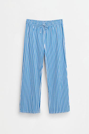 Long printed pyjamas — GREY/BLUE 8