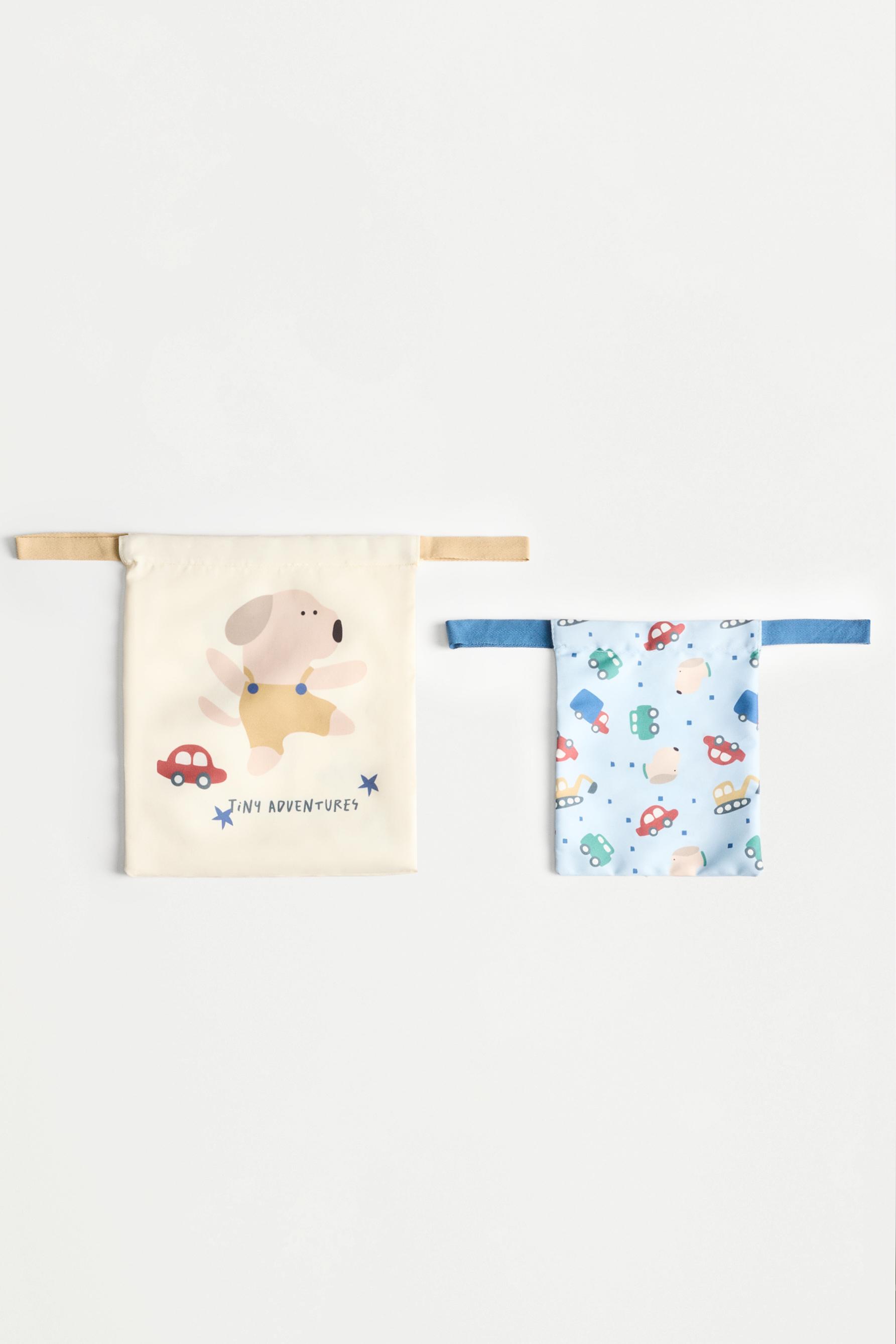 Multipurpose dog print bags (Pack of 2) — VARIOUS