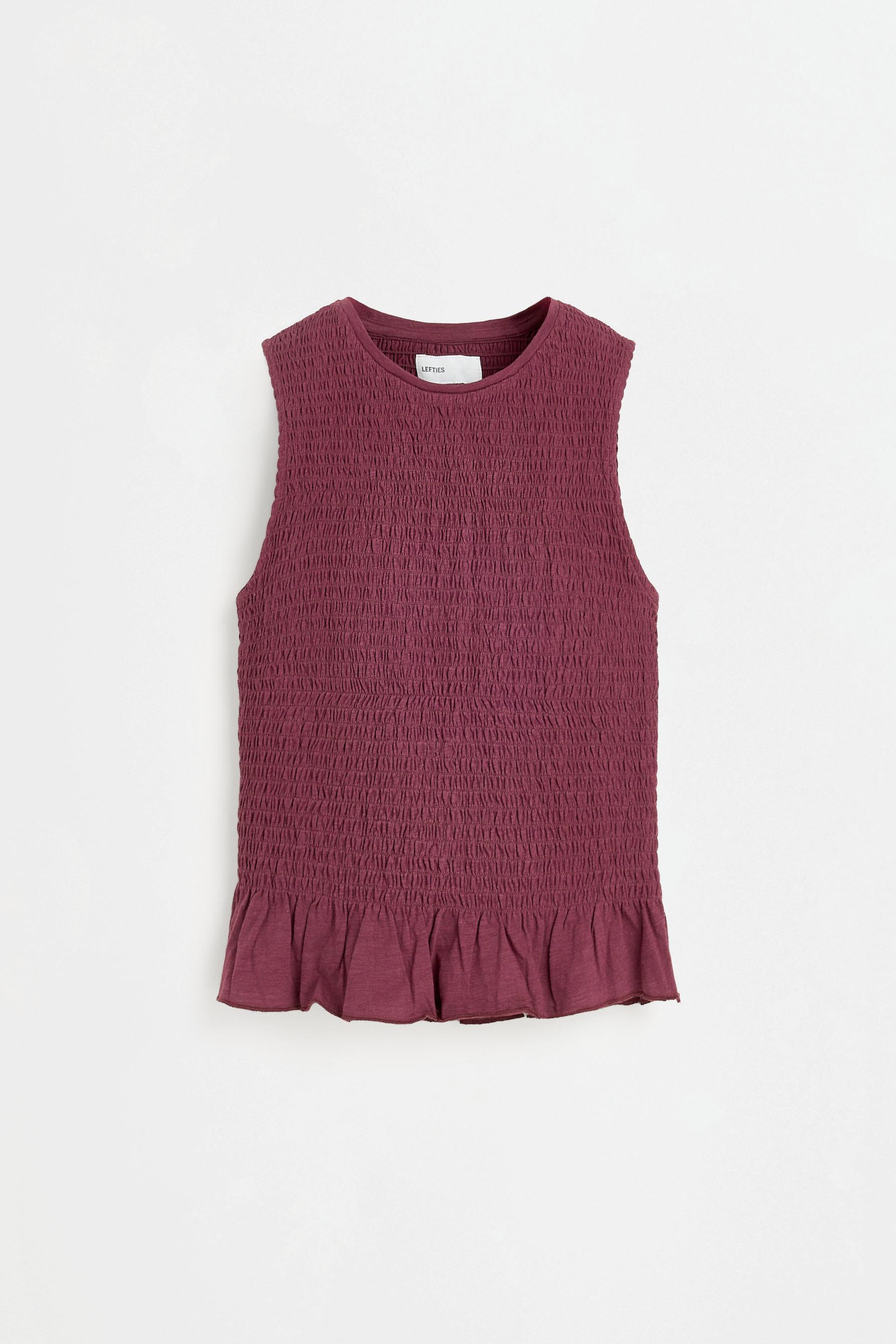 Smocked top — PINK