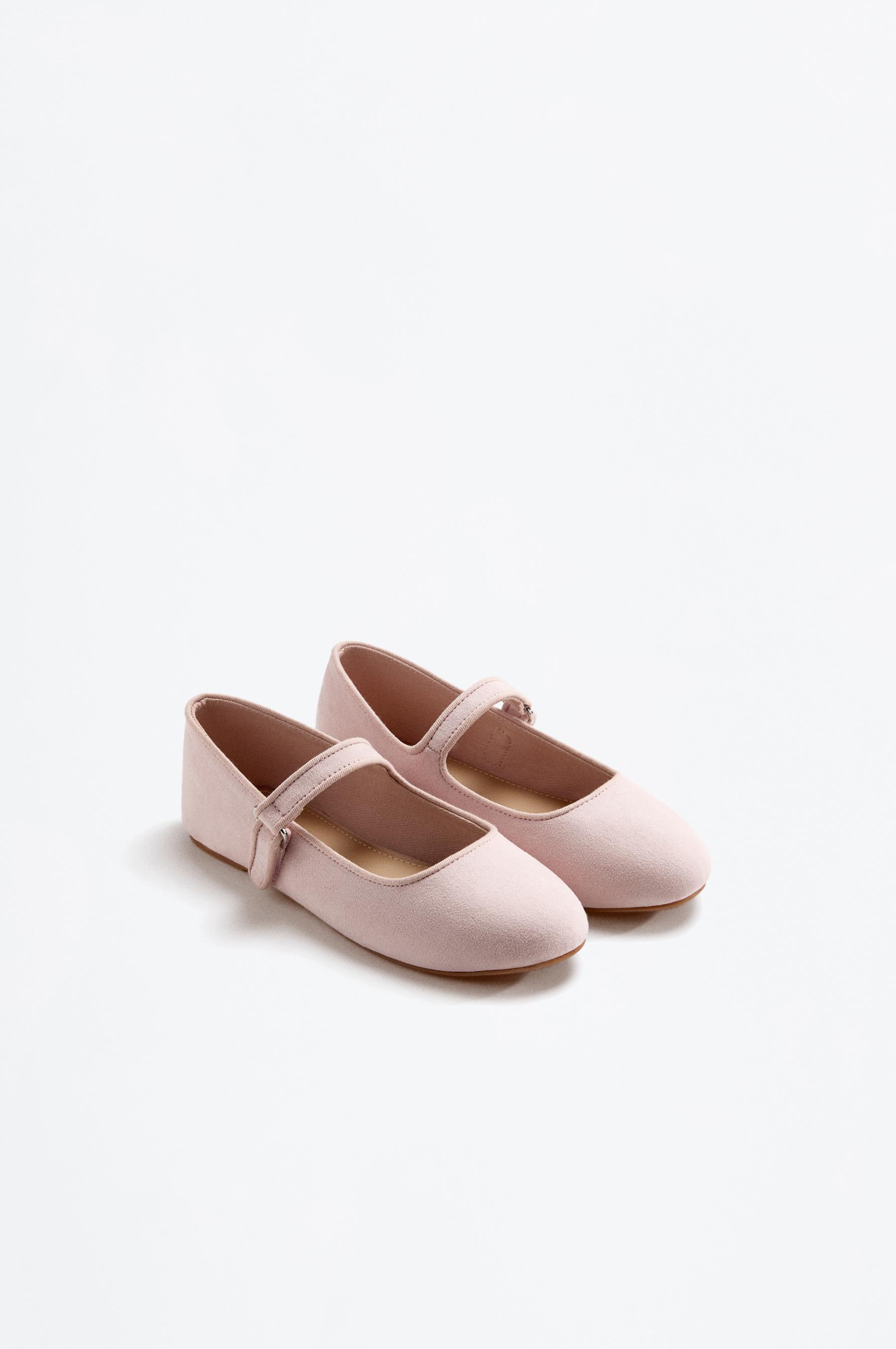 Mary Jane ballerina flat — PINK