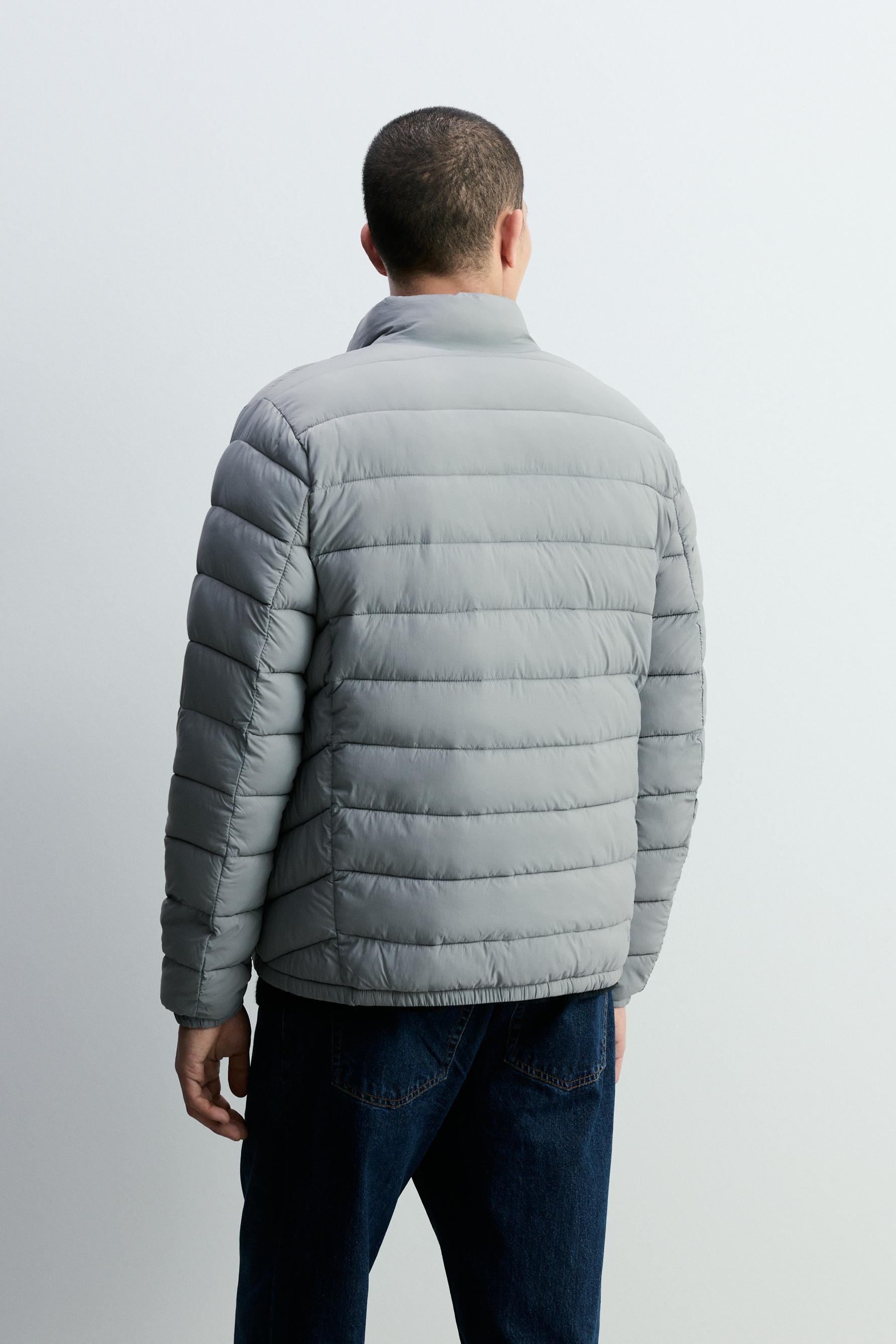 Lightweight quilted jacket — PALE GREY