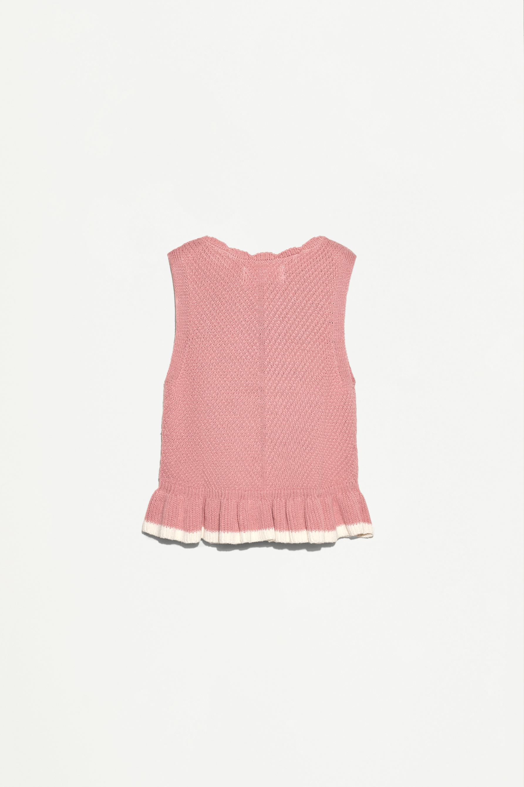 Peplum top - Knitwear - CLOTHING - Girl - Kids | LEFTIES Bahrain