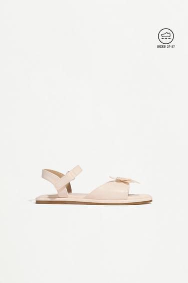 FLORAL SANDALS — ECRU 1