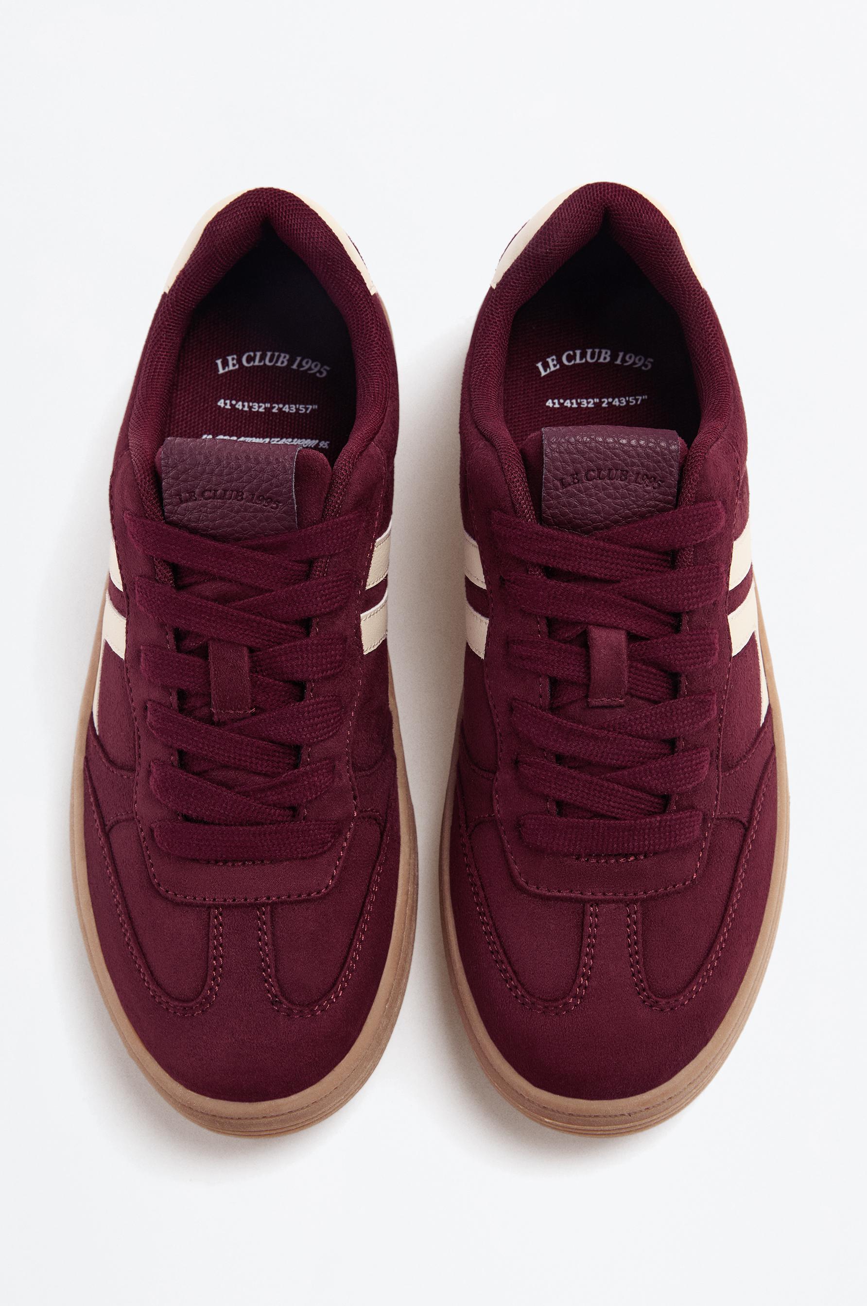 Lefties Bordo Lefties Retro detaylı spor ayakkabı