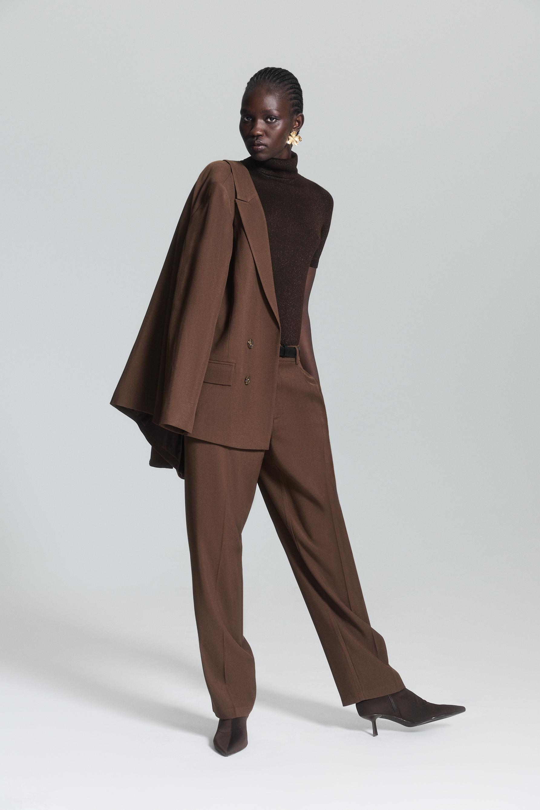 Metallic roll neck sweater - Knitwear - CLOTHING - Woman | LEFTIES