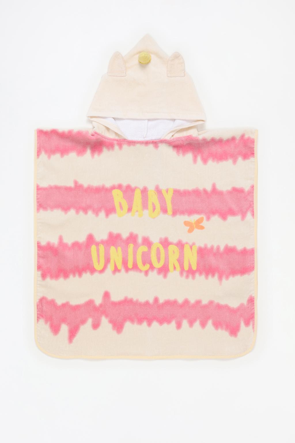 Unicorn poncho towel