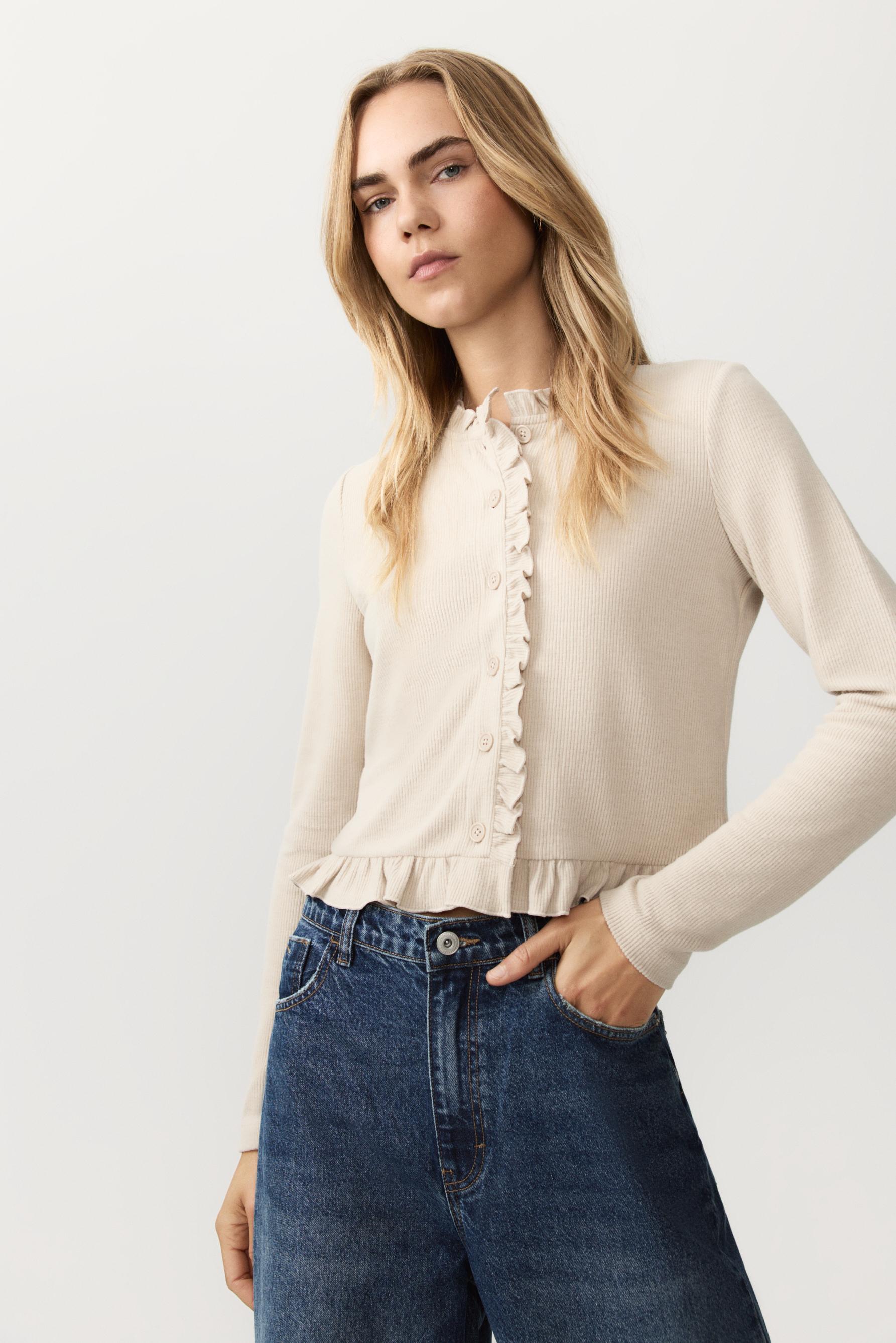 Chaqueta punto ondas