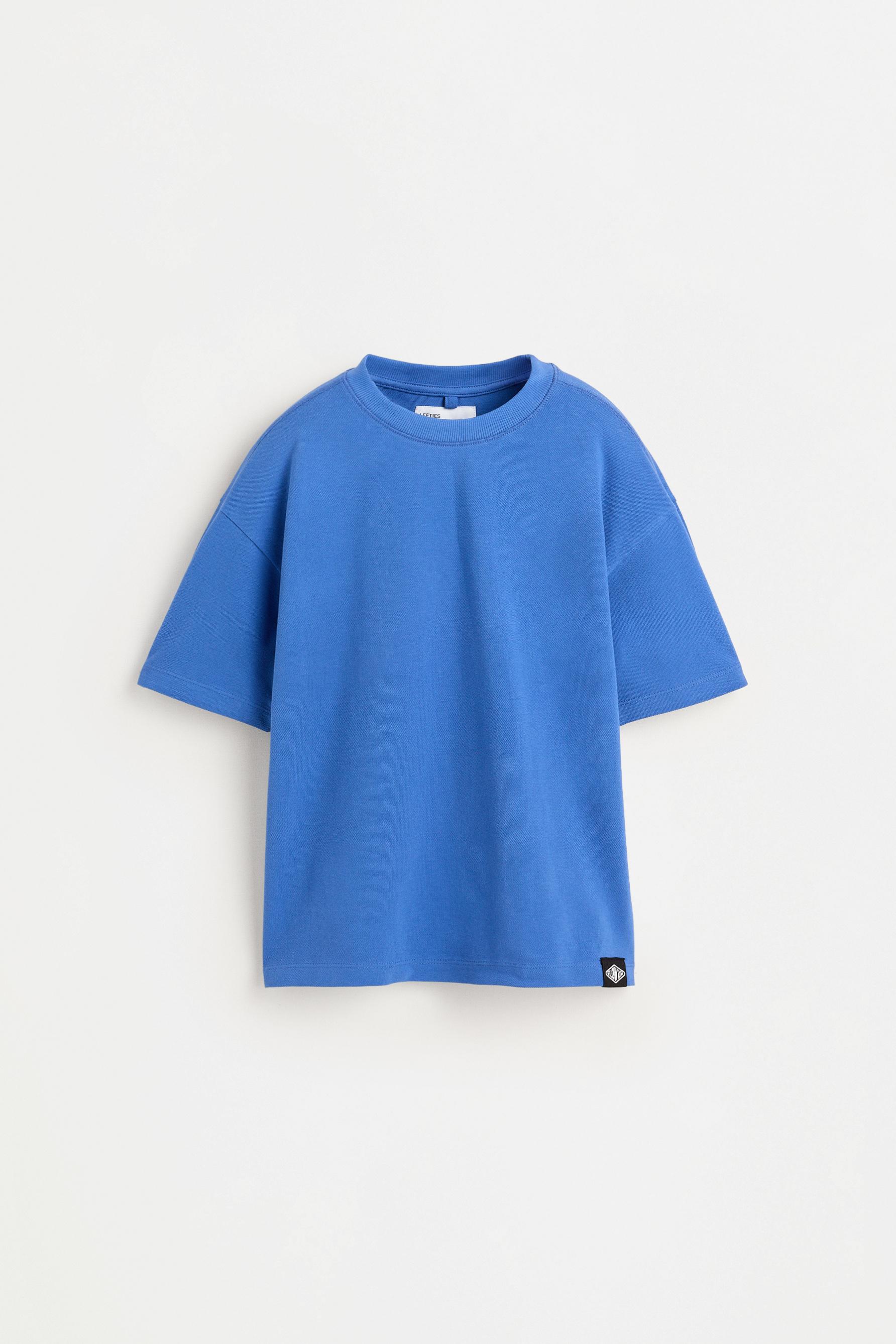 Piqué T-shirt and Bermuda shorts set — DEEP BLUE