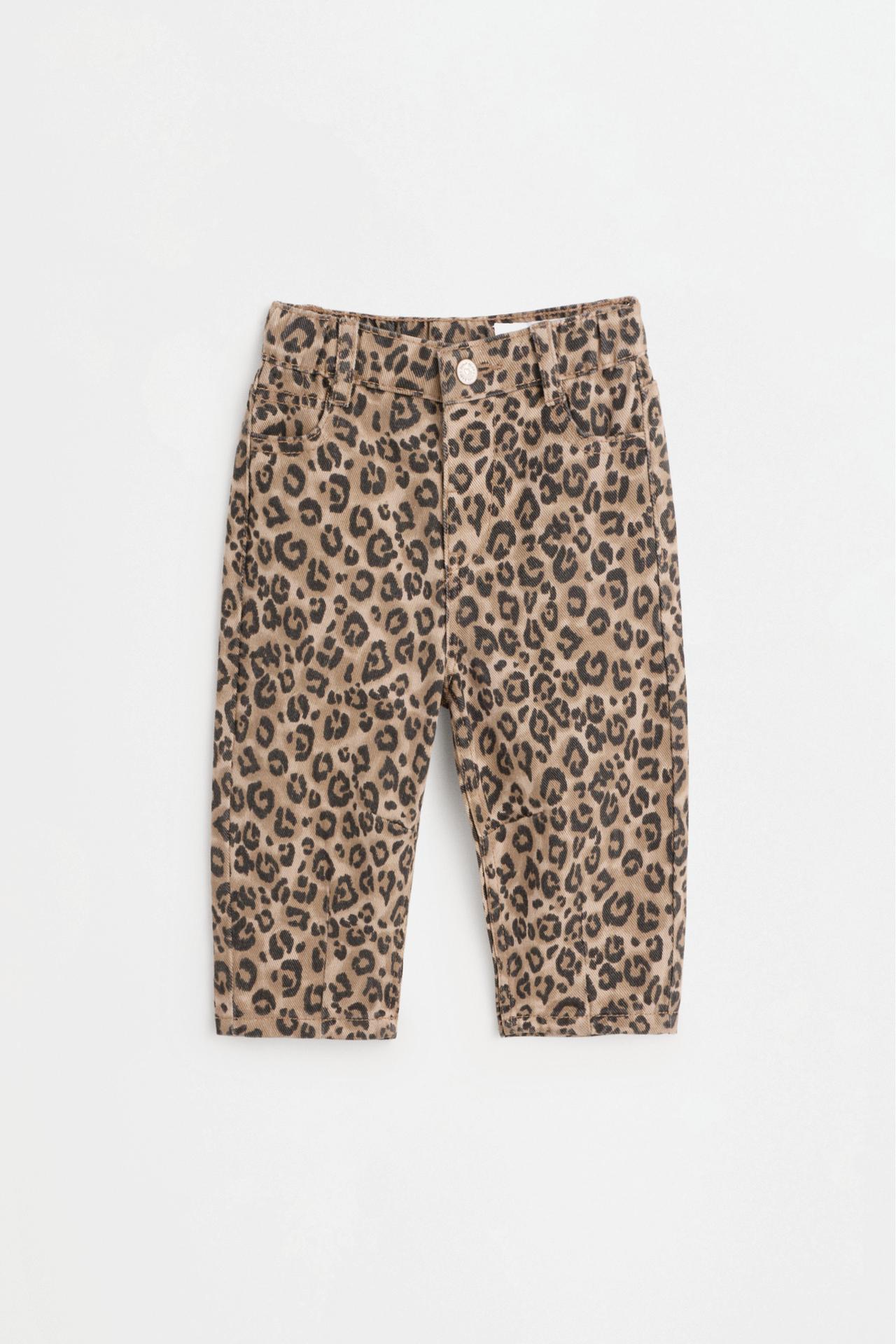 Animal print balloon jeans — OCHRE