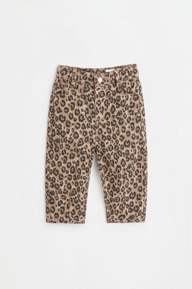Animal print balloon jeans — OCHRE 1