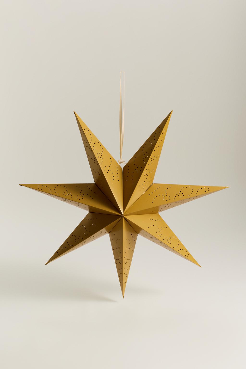 Adorno estrella troquelada
