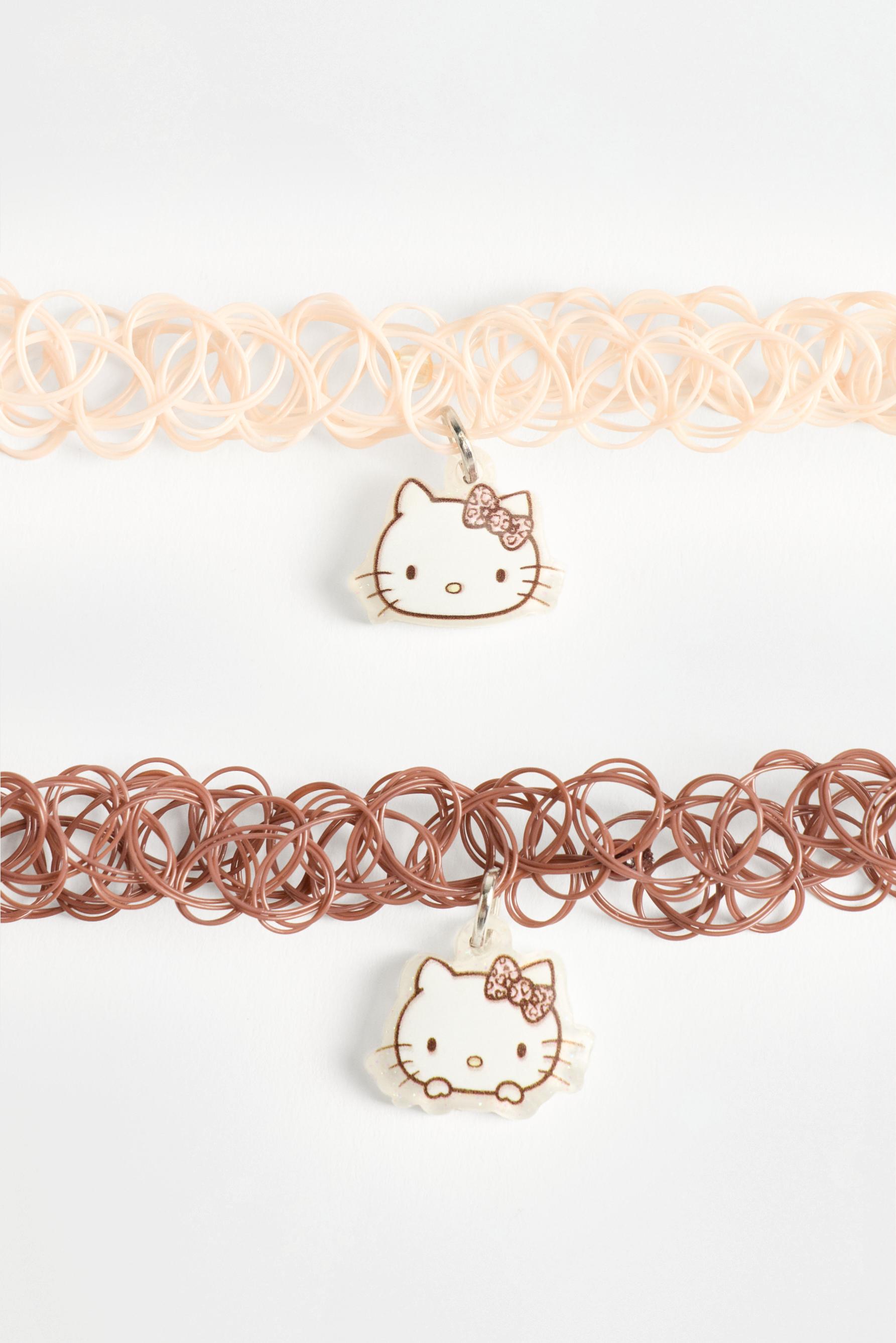 Hello Kitty ©SANRIO Chokers (2-Pack) — BEIGE