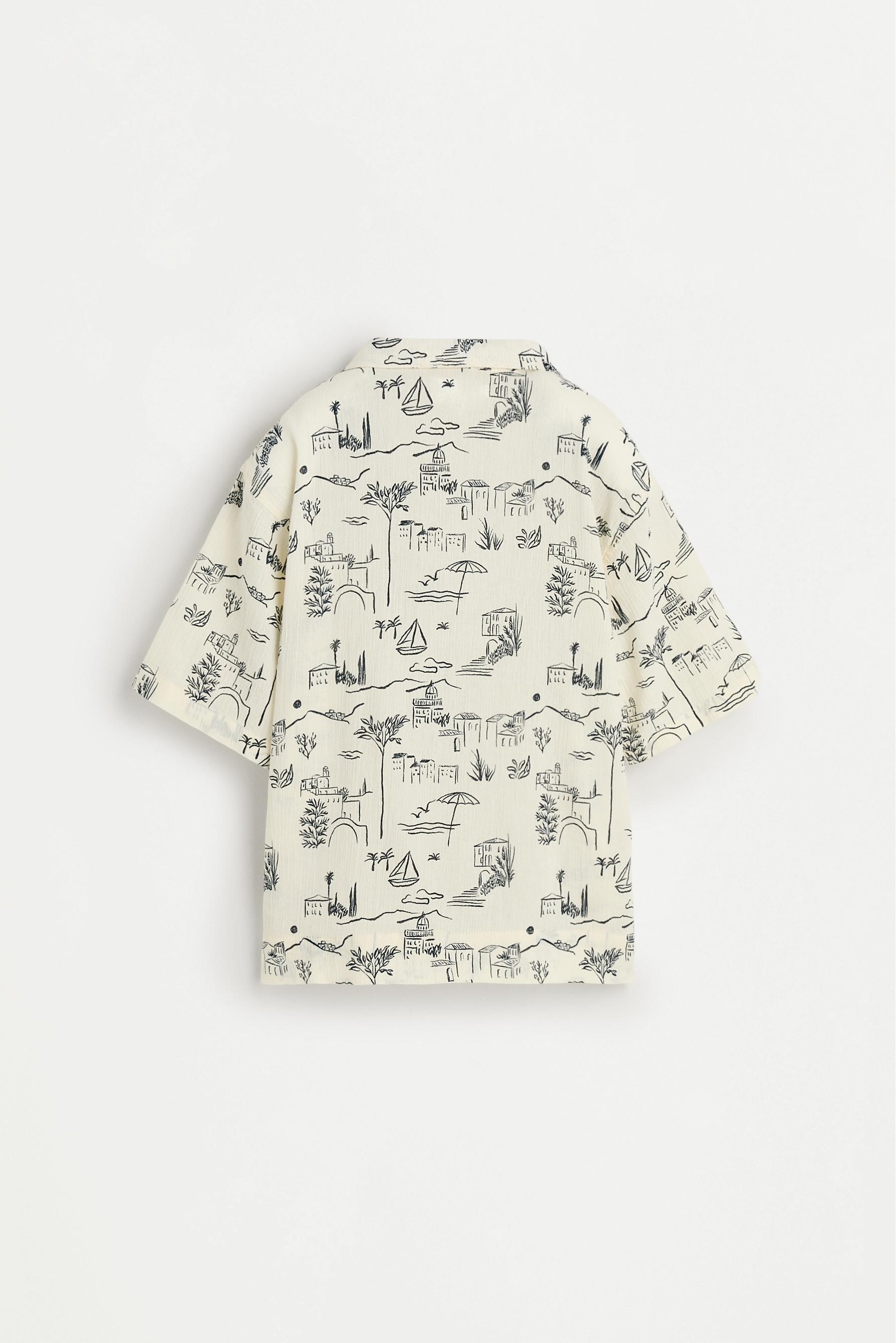 Printed Shirt — ECRU