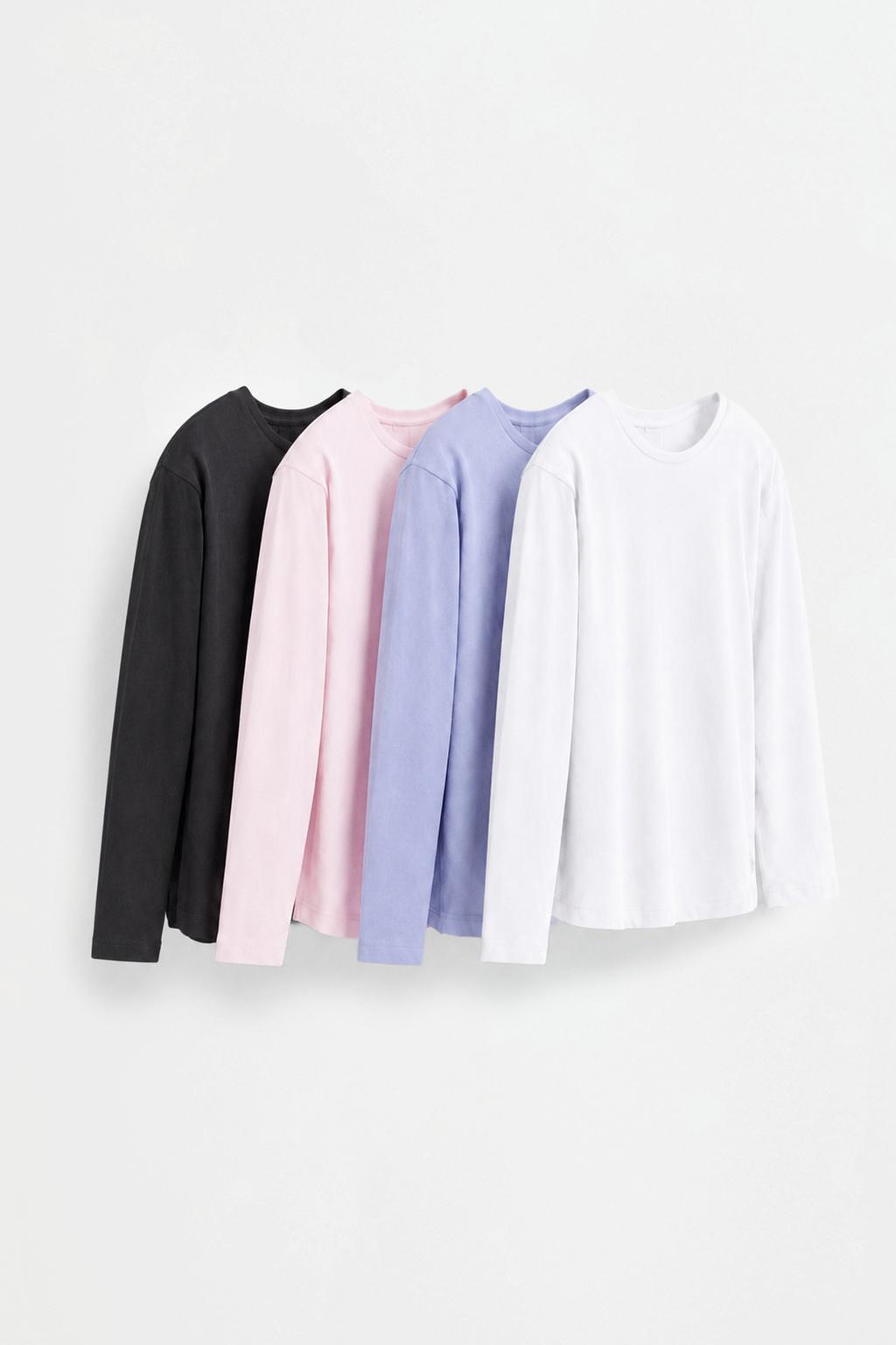 4-Pack of long sleeve T-shirts