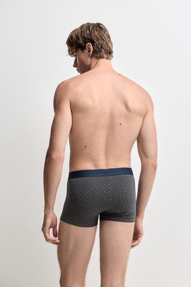 Printed boxers 5-pack — PALE GREY 4