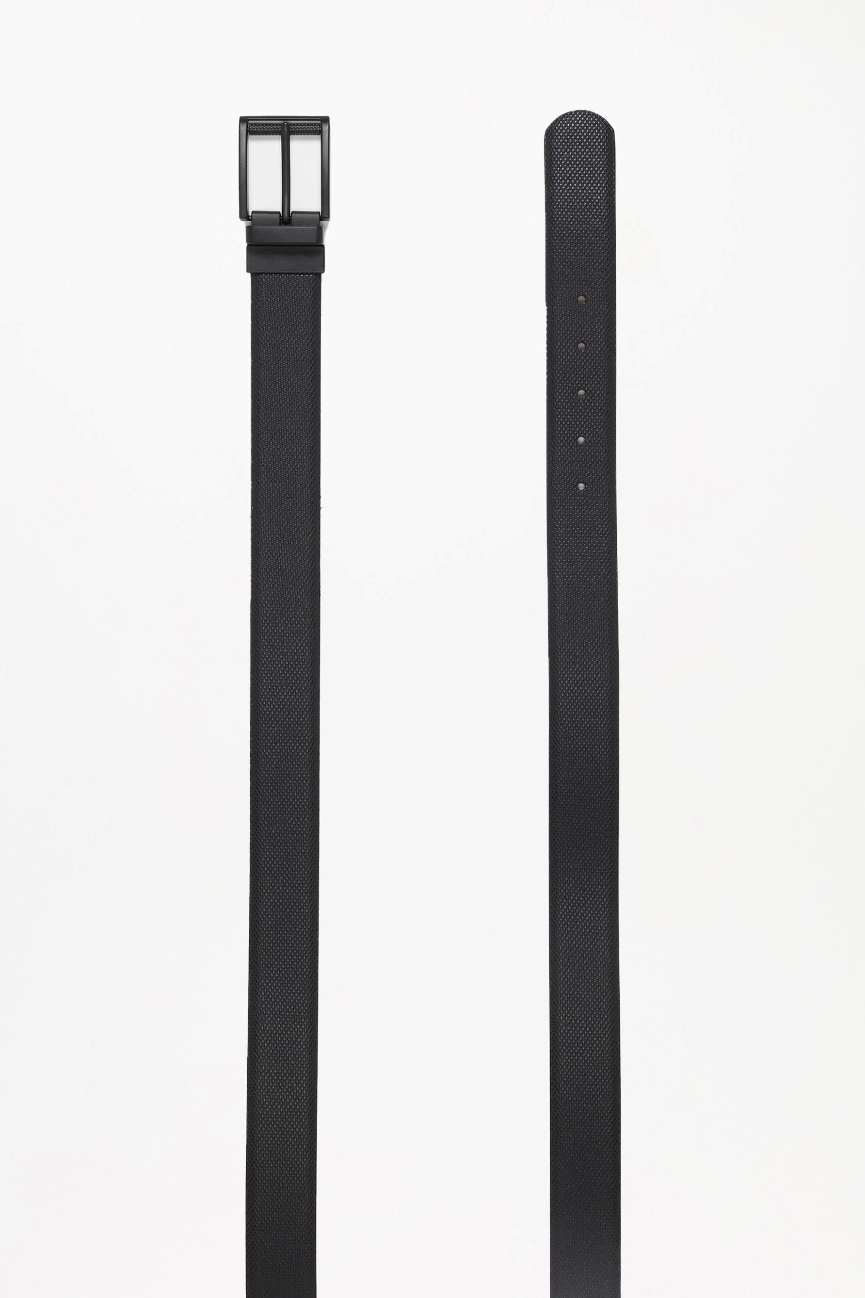 Reversible belt — BLACK