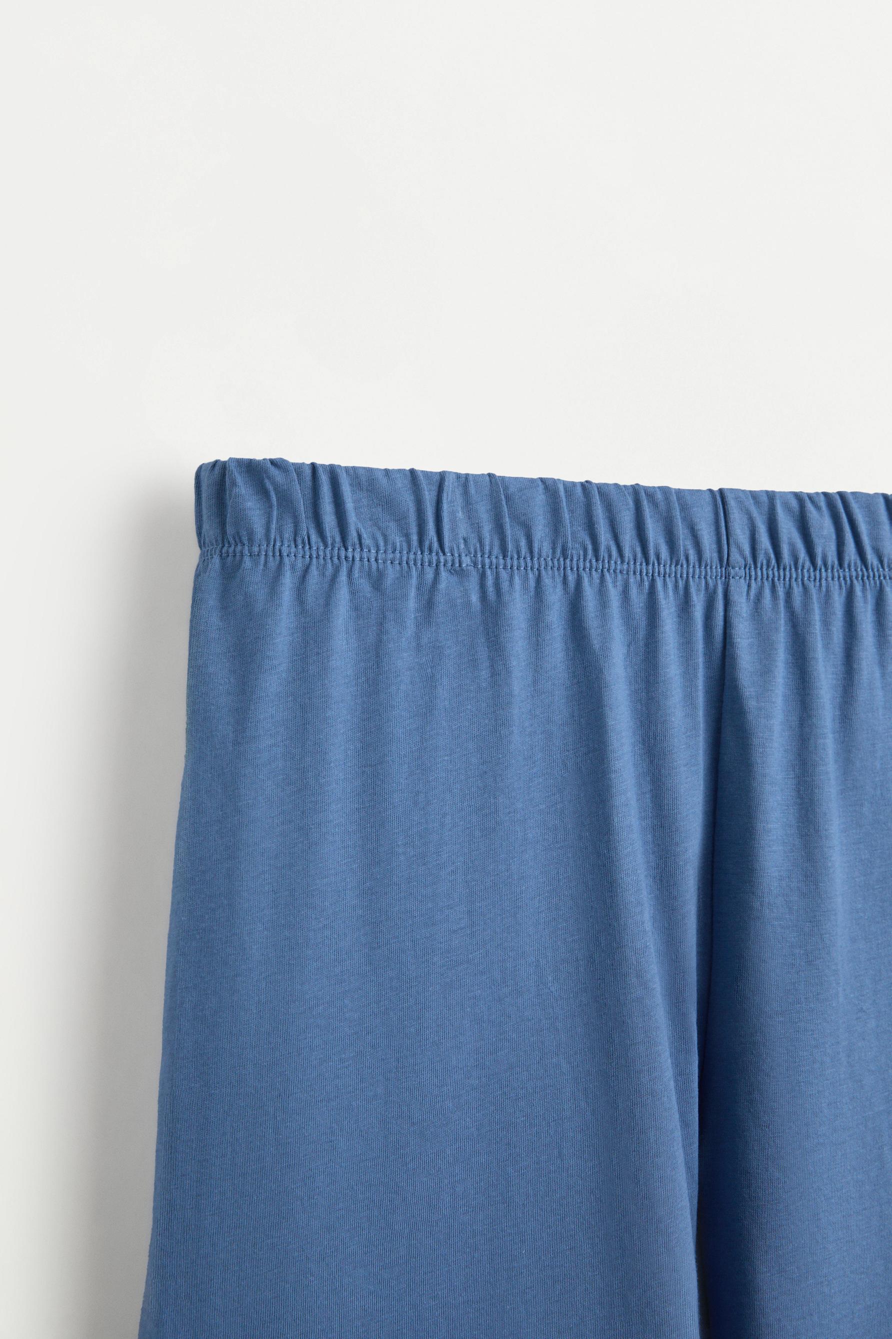 Short printed pyjamas — PALE BLUE